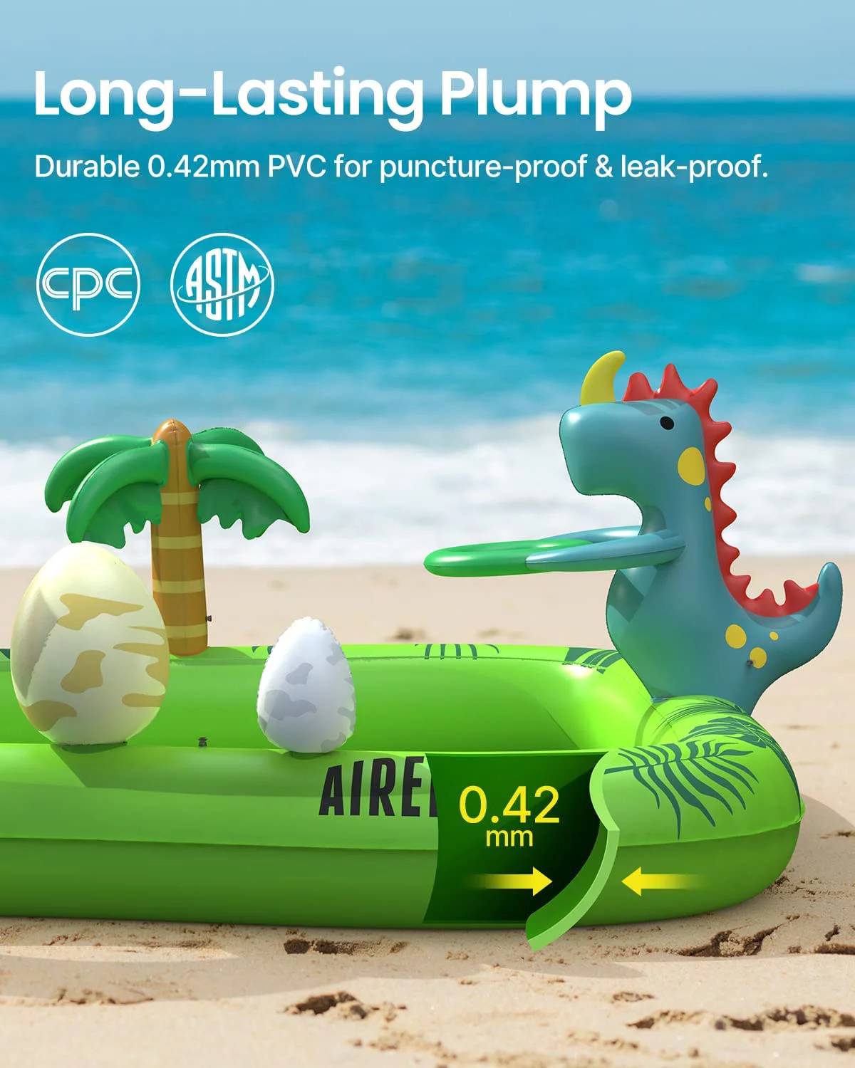 Dino Planet Inflatable Play Center, Airefina Kids Pool, 97