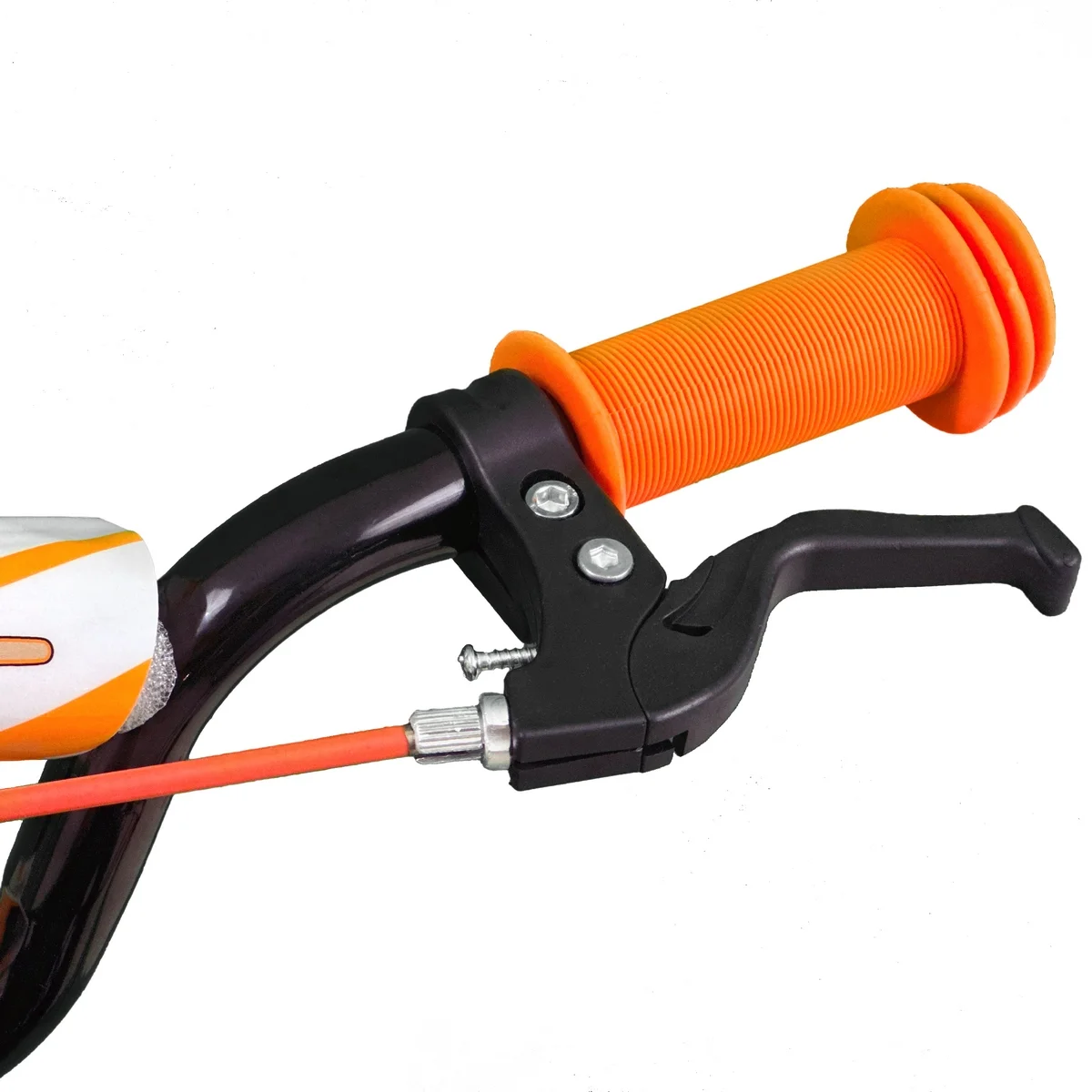 SUNLOVERR Orange Comet Boys Bike for Toddlers and Kids Ages 3-5 Years Old, 12 Inch Kids Bike with Training Wheels & Basket, Boy Bicycle with Handbrake. - Womvr