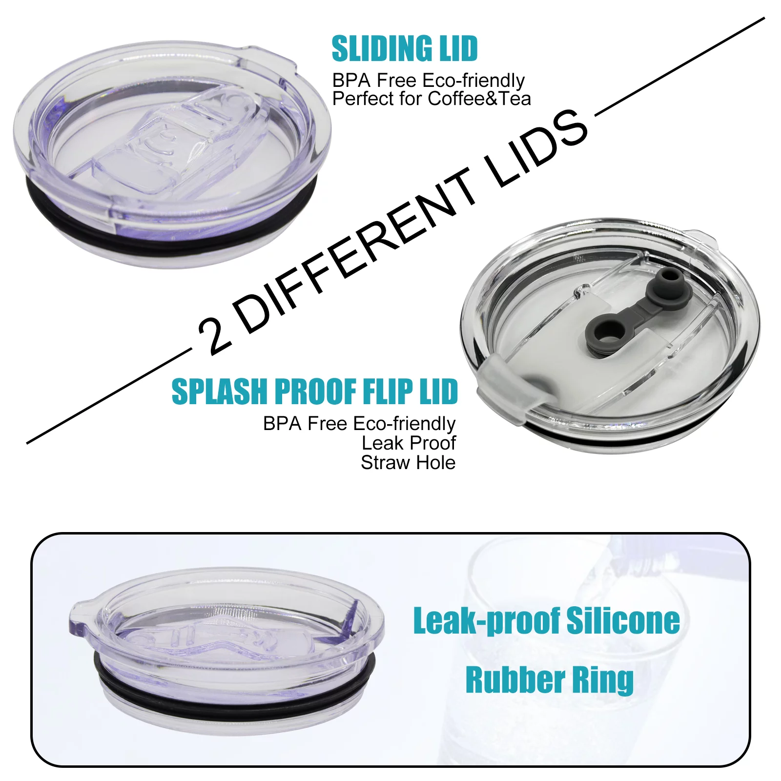 AQUAPHILE 30oz Stainless Steel Insulated Coffee Mug with Handle, Double Walled Vacuum Travel Cup with Lid & Straw, Reusable Thermal Coffee Cup, Portable Coffee Tumbler,Light Blue - Womvr