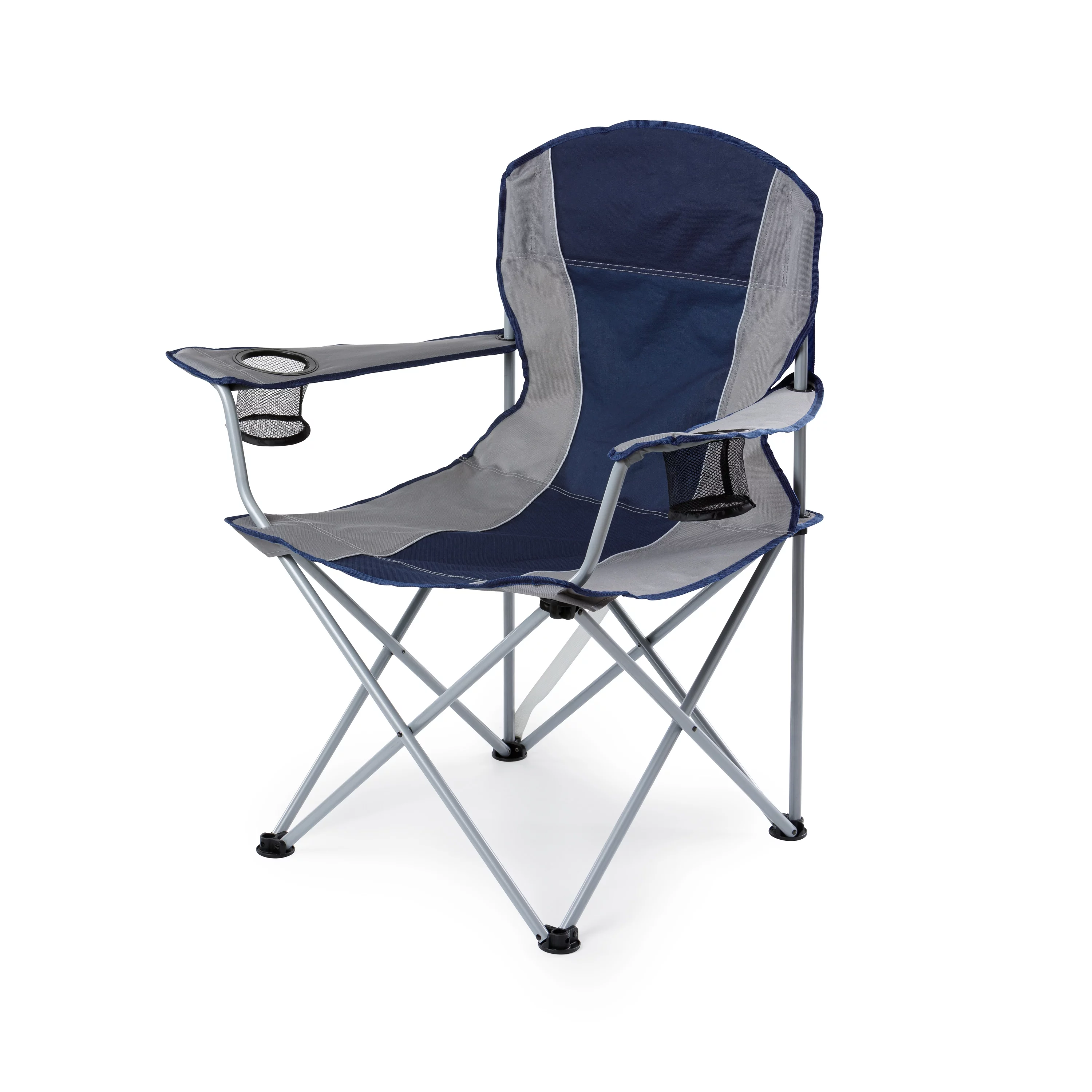 Ozark Trail, Adult Oversized Quad Chair, 9.2lbs, off White & Gray - Womvr