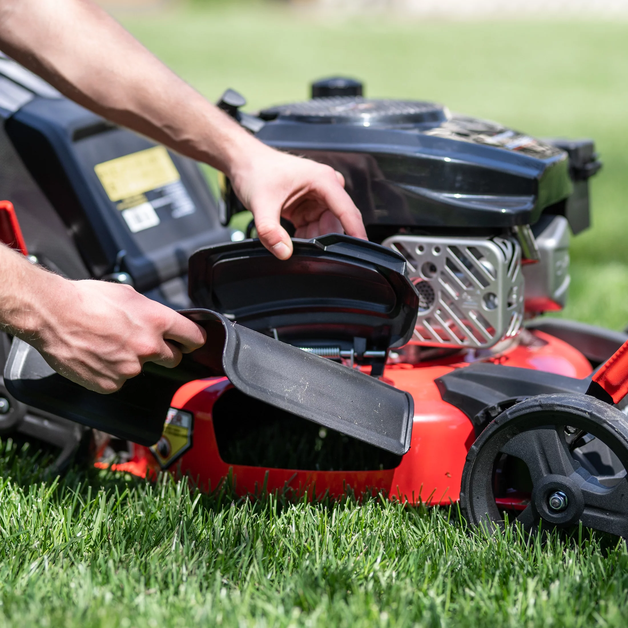 PowerSmart DB8617P 17 in. 3-in-1 Gas Push Lawn Mower - Womvr