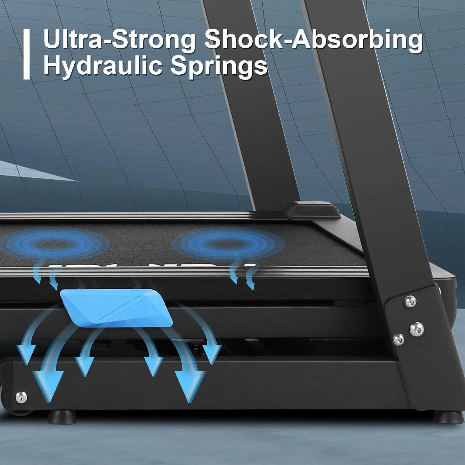 ADNOOM 18 INCH Wide Treadmill, 3.25 HP Treadmill with Incline & APP & Bluetooth Speakers, Electric Folding Treadmills with 36 Preset Programs for Home - Womvr