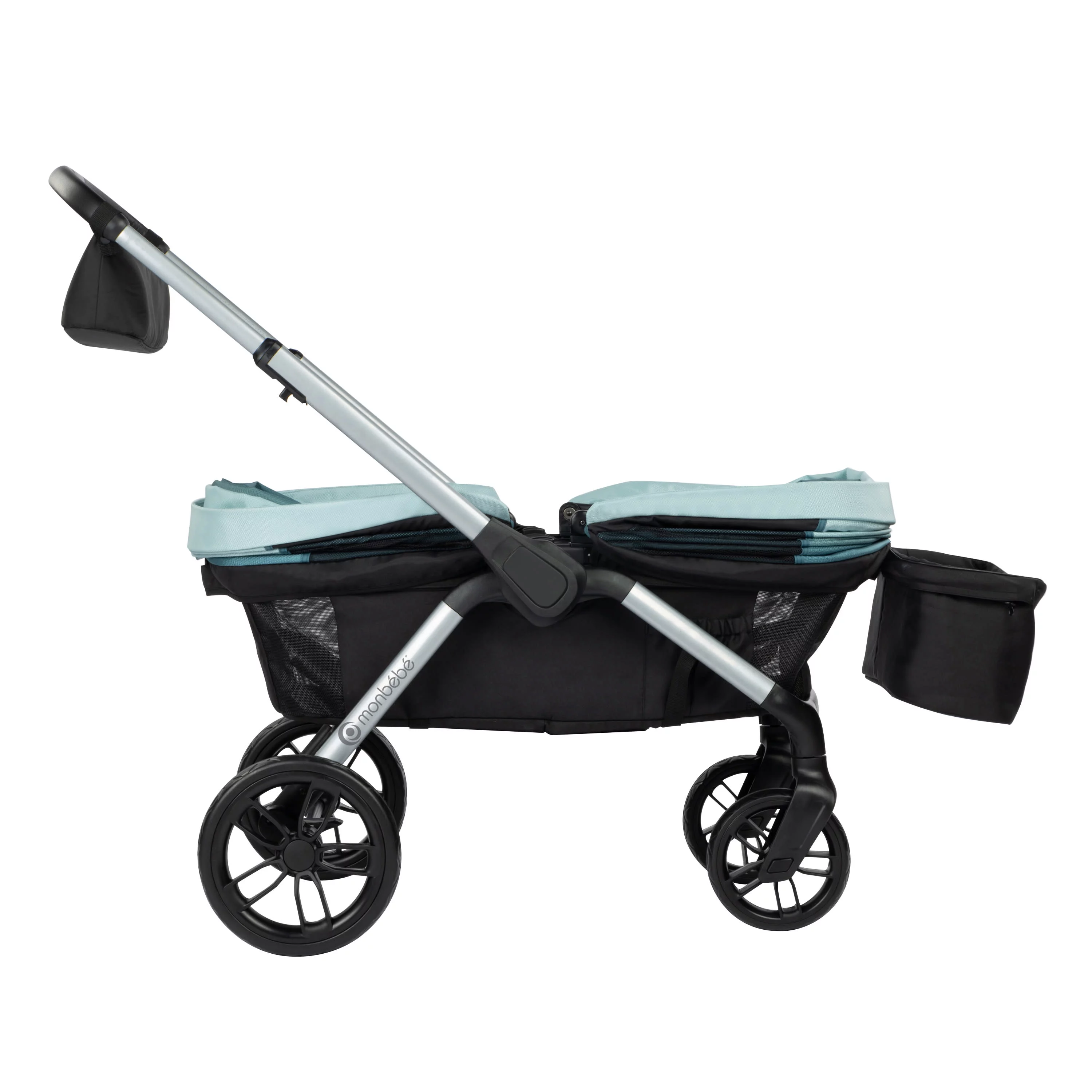 Monbebe Everyday Outings Wagon Stroller, Cobblestone Grey - Womvr