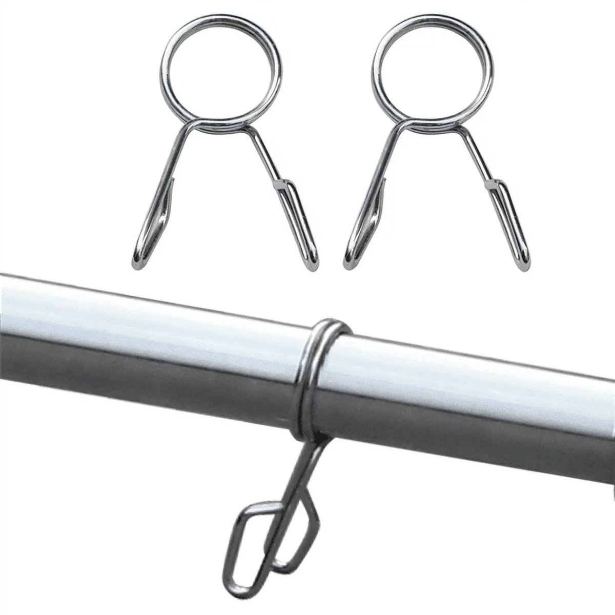 Renwick 7ft Chrome Olympic Barbell Bar, Silver - Womvr
