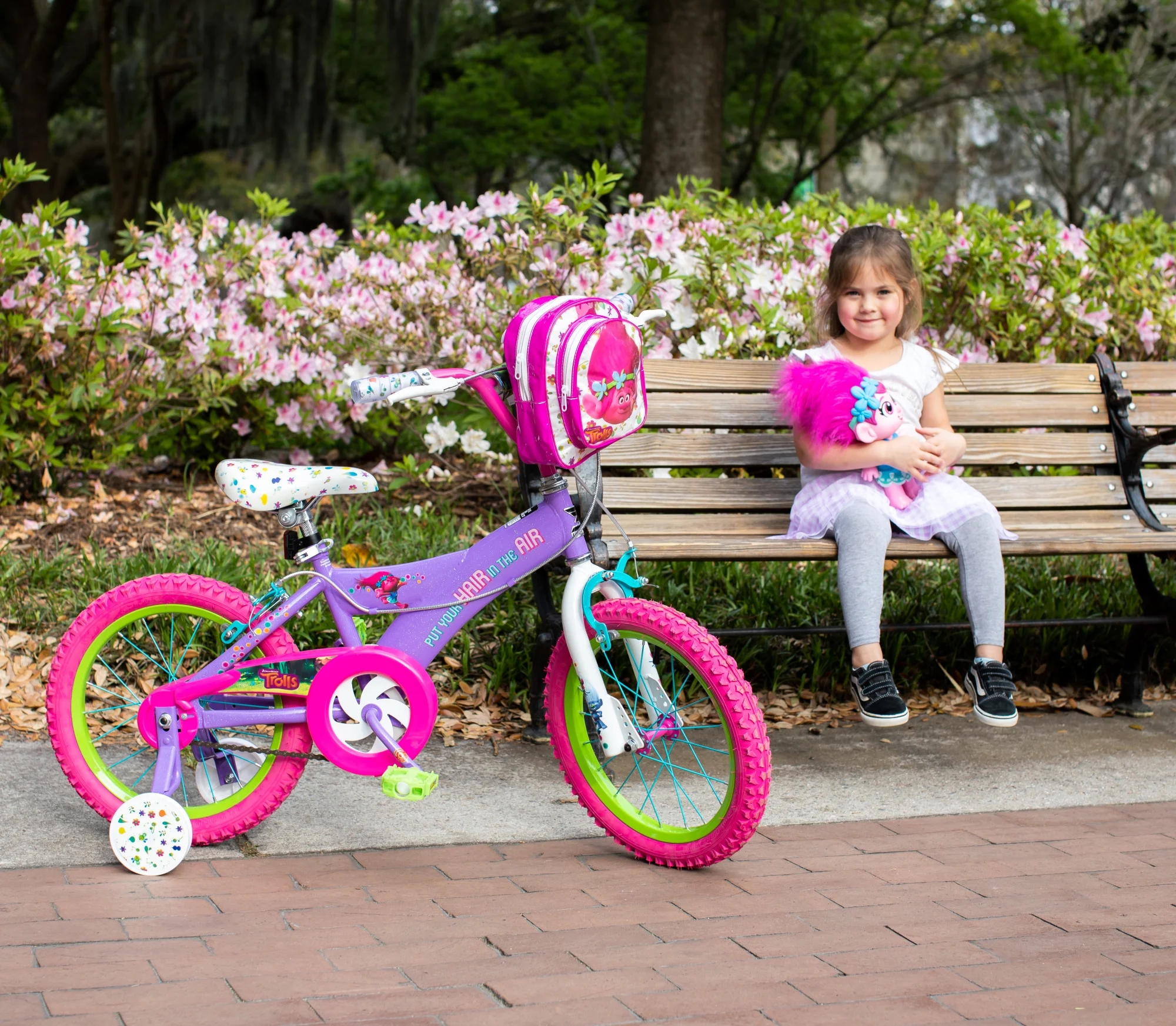 Dynacraft Trolls 16-Inch Girls BMX Bike For Age 5-7 Years - Womvr