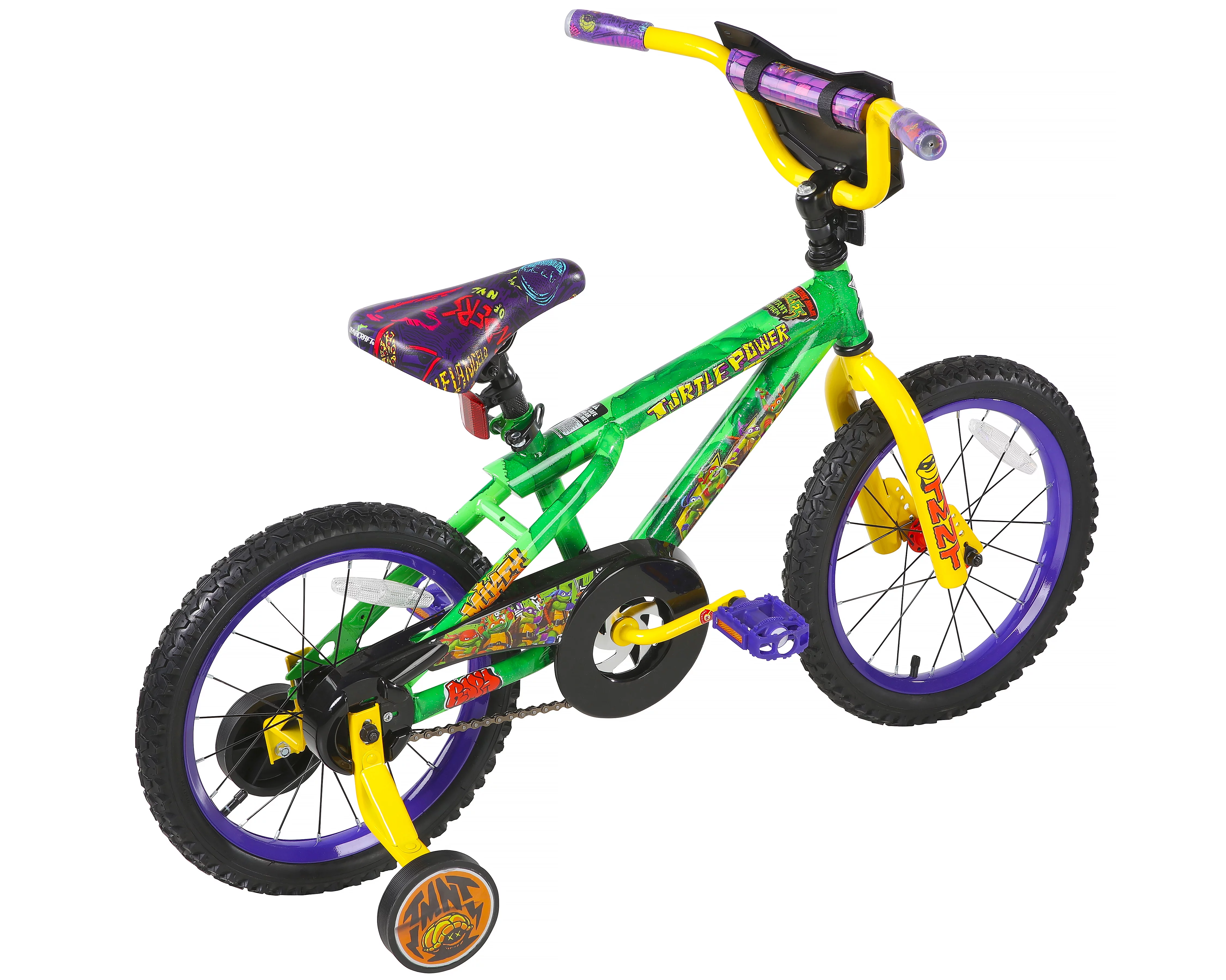 Dynacraft 16-inch Teenage Mutant Ninja Turtles Boys Bike for children ages 4-8 years - Womvr