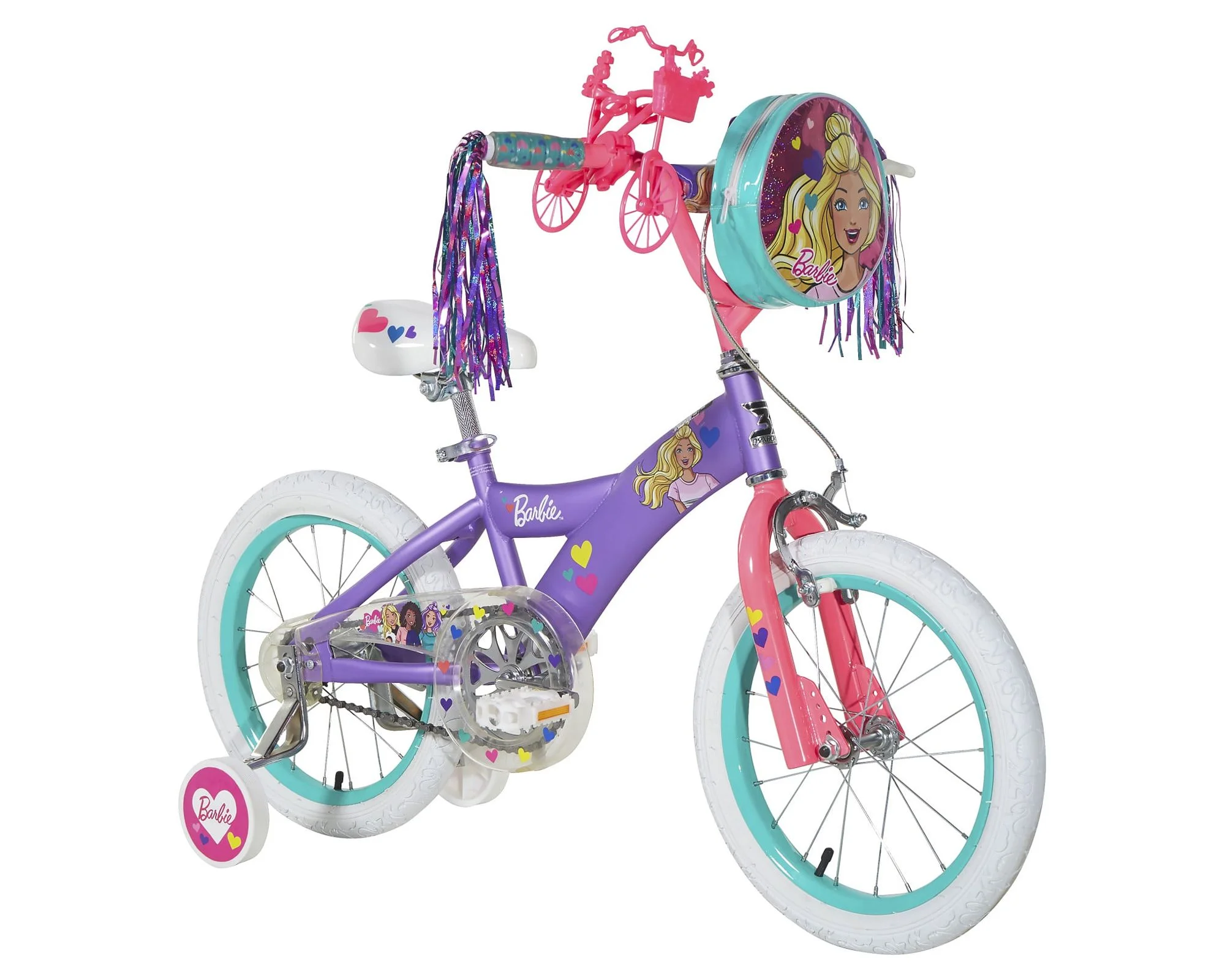 Dynacraft Barbie 16-Inch BMX Bike For Age 5-7 Years - Womvr
