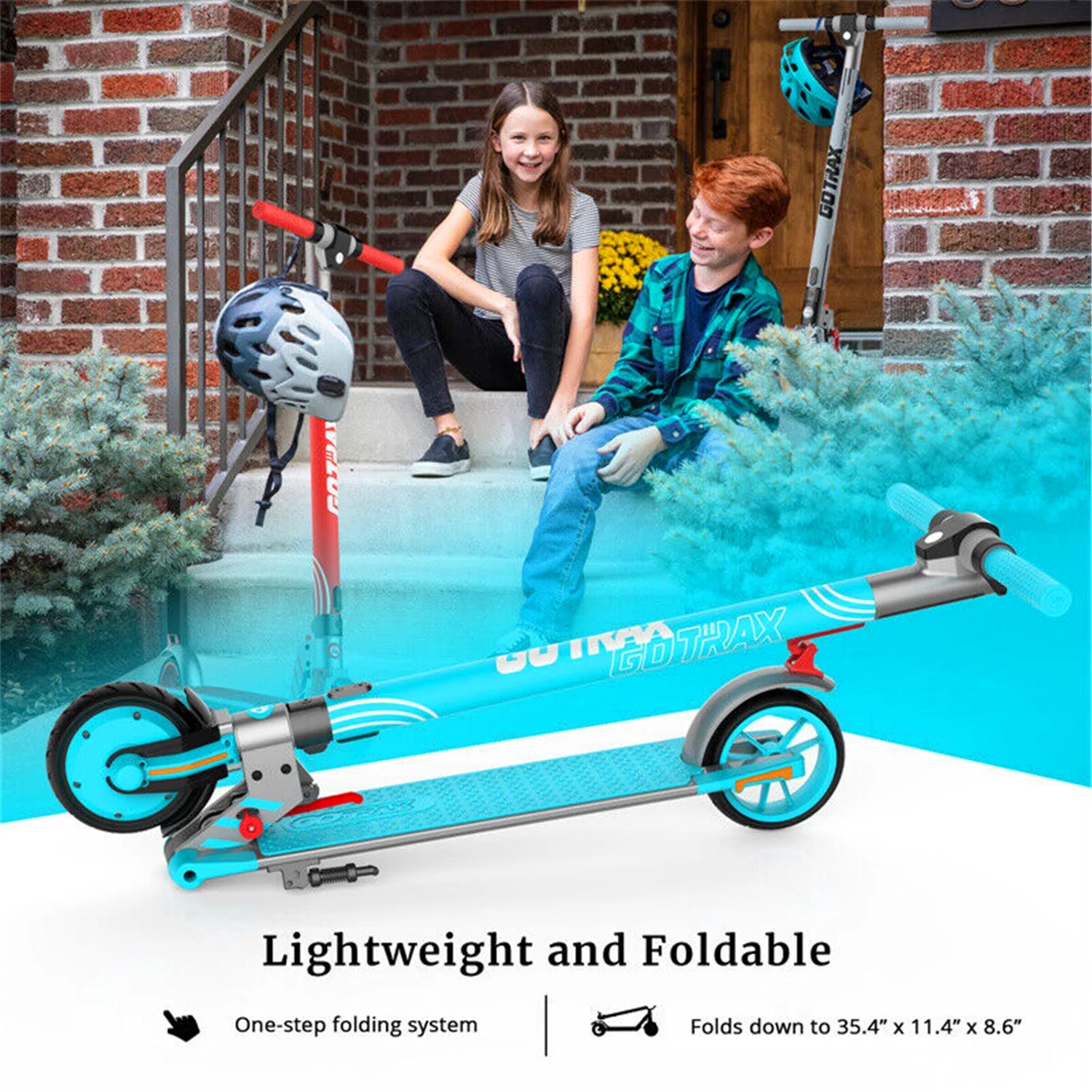 GOTRAX Vibe Electric Scooter for Kids Teens 8-15, 250W 6.5