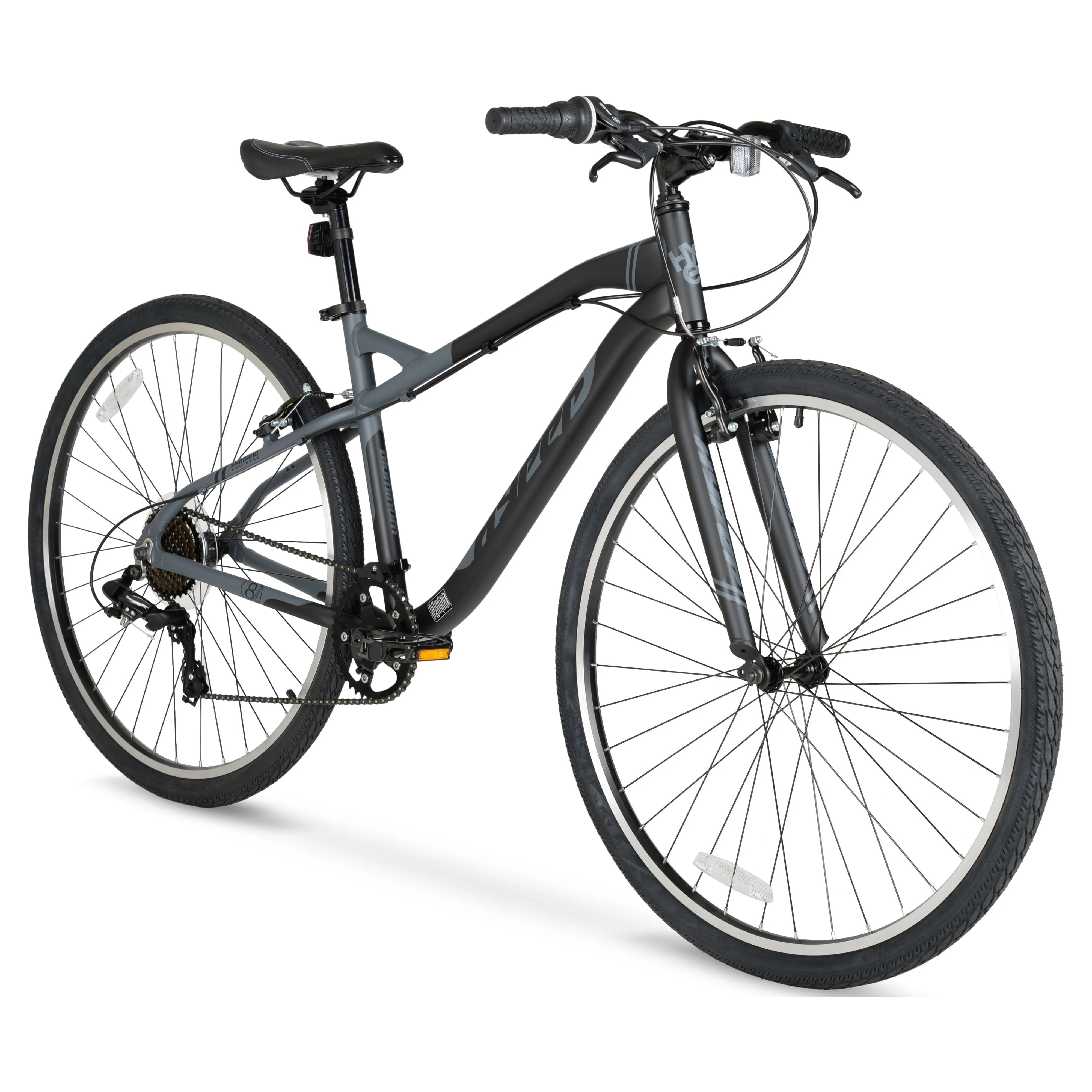 Hyper Bicycles 700c Urban Bike for Adults, Gray - Womvr