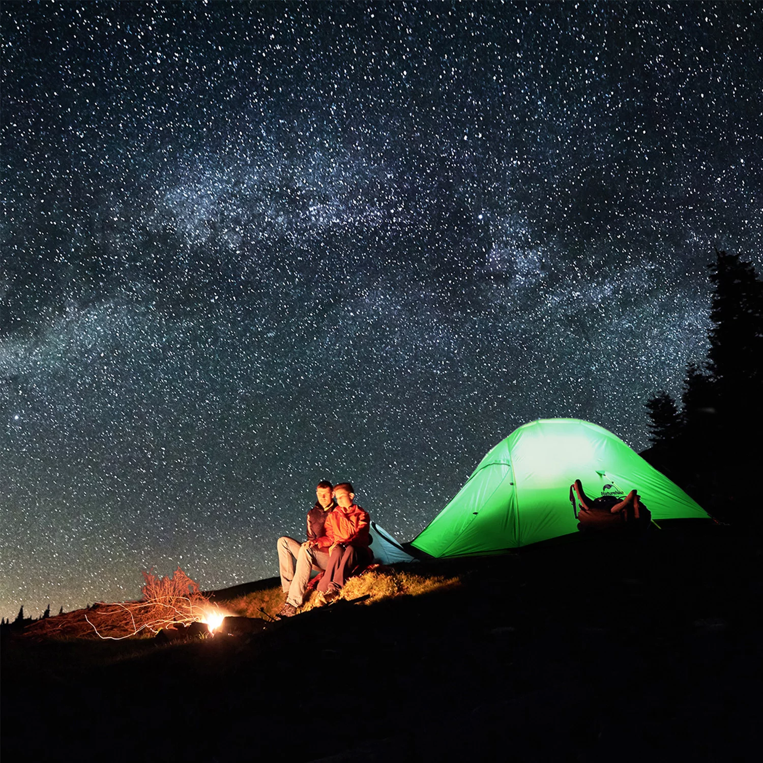 Naturehike Cloud-Up 1/2/3 Person Backpacking Tent Lightweight Waterproof - Womvr