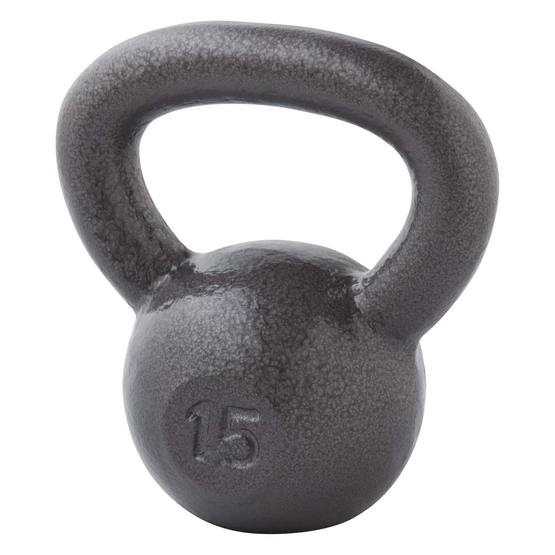 Weider, 30lb Cast Iron Hammertone Finish Kettlebell, Single - Womvr