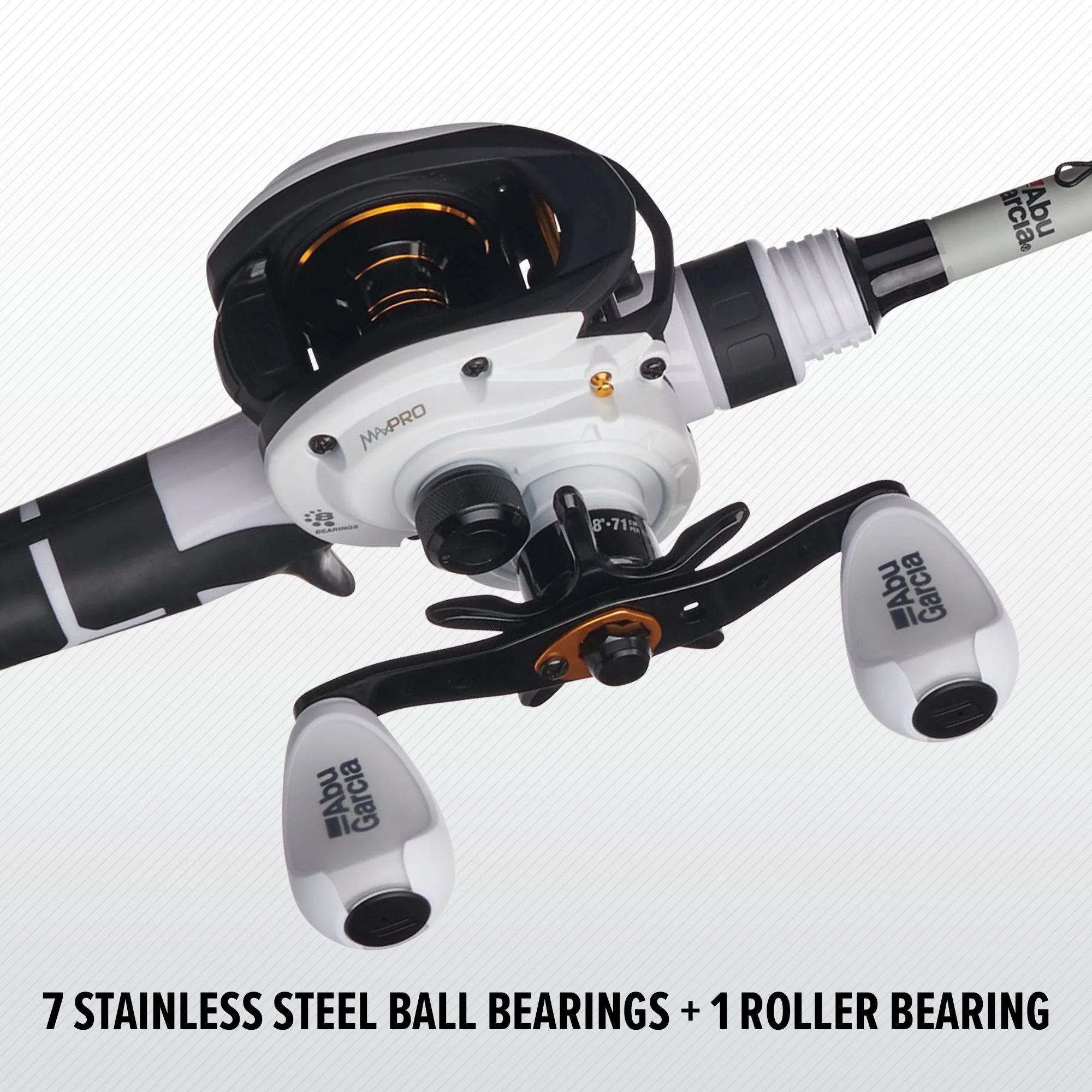 Abu Garcia 7' Max Pro Fishing Rod and Reel Baitcast Combo - Womvr