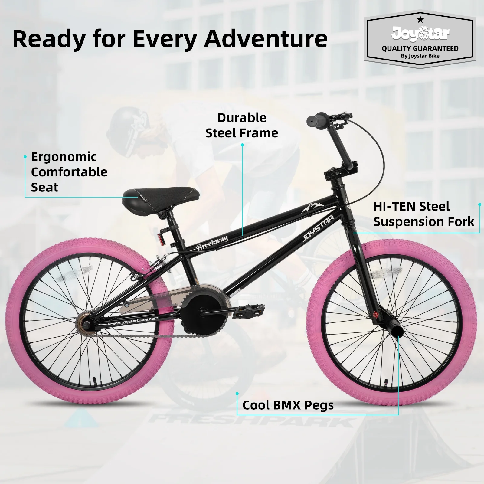 JOYSTAR Brockway Freestyle Kids BMX Bikes 20
