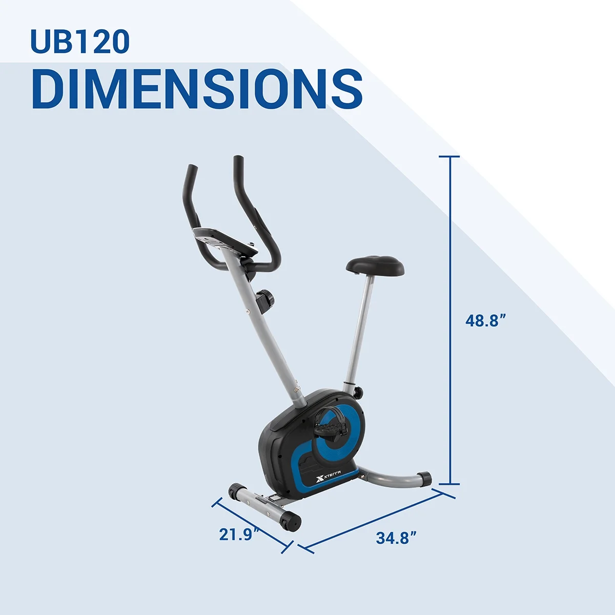 XTERRA Fitness UB120 Upright Exercise Bike - Womvr