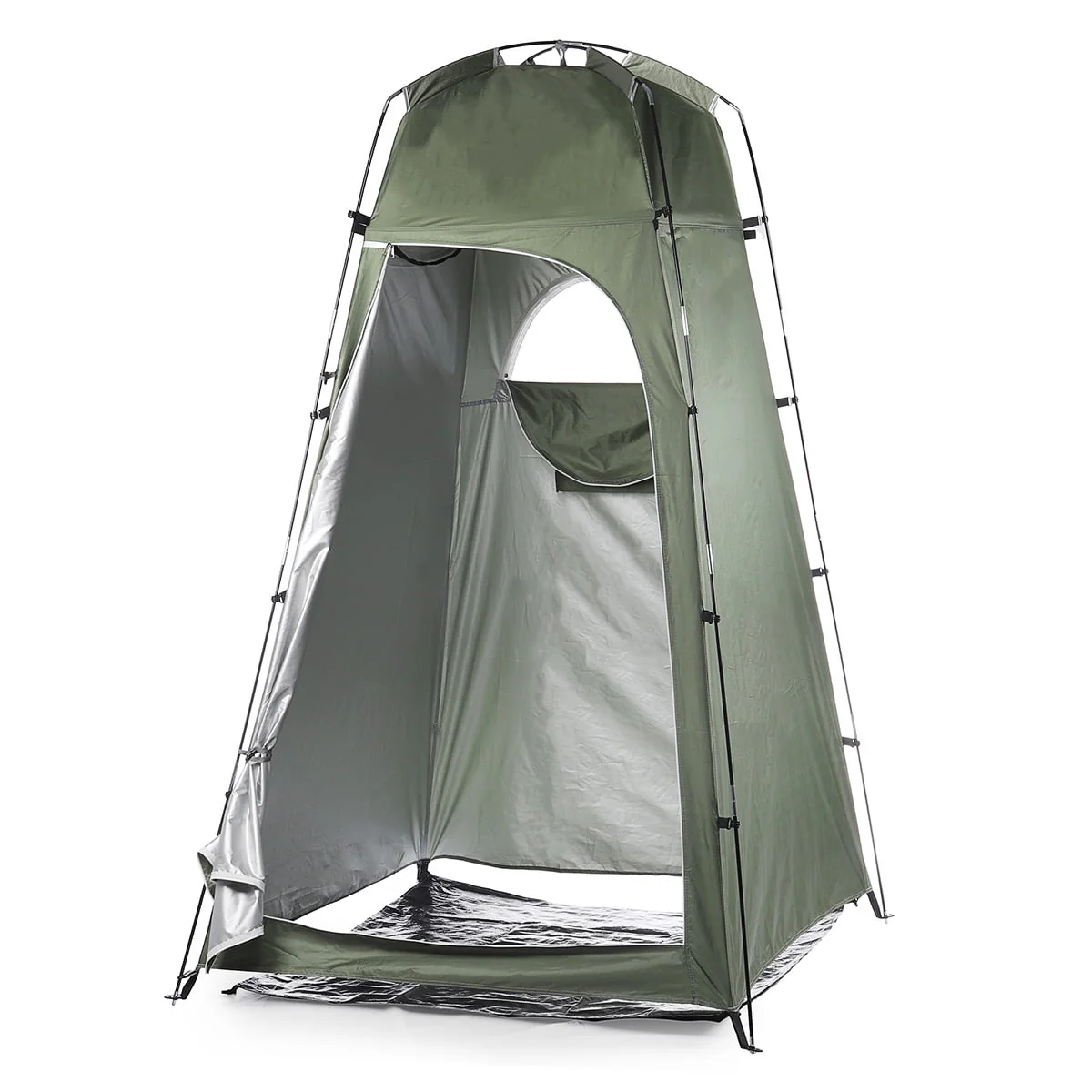 Shower Tent Portable Changing Room Privacy Tent, Instant Outdoor Shower Tent, Camp Toilet, Camping Fishing Bathing Tent Rain Shelter for Camping & Beach, Sturdy, Easy Set Up, Foldable - with Carry Bag - Womvr