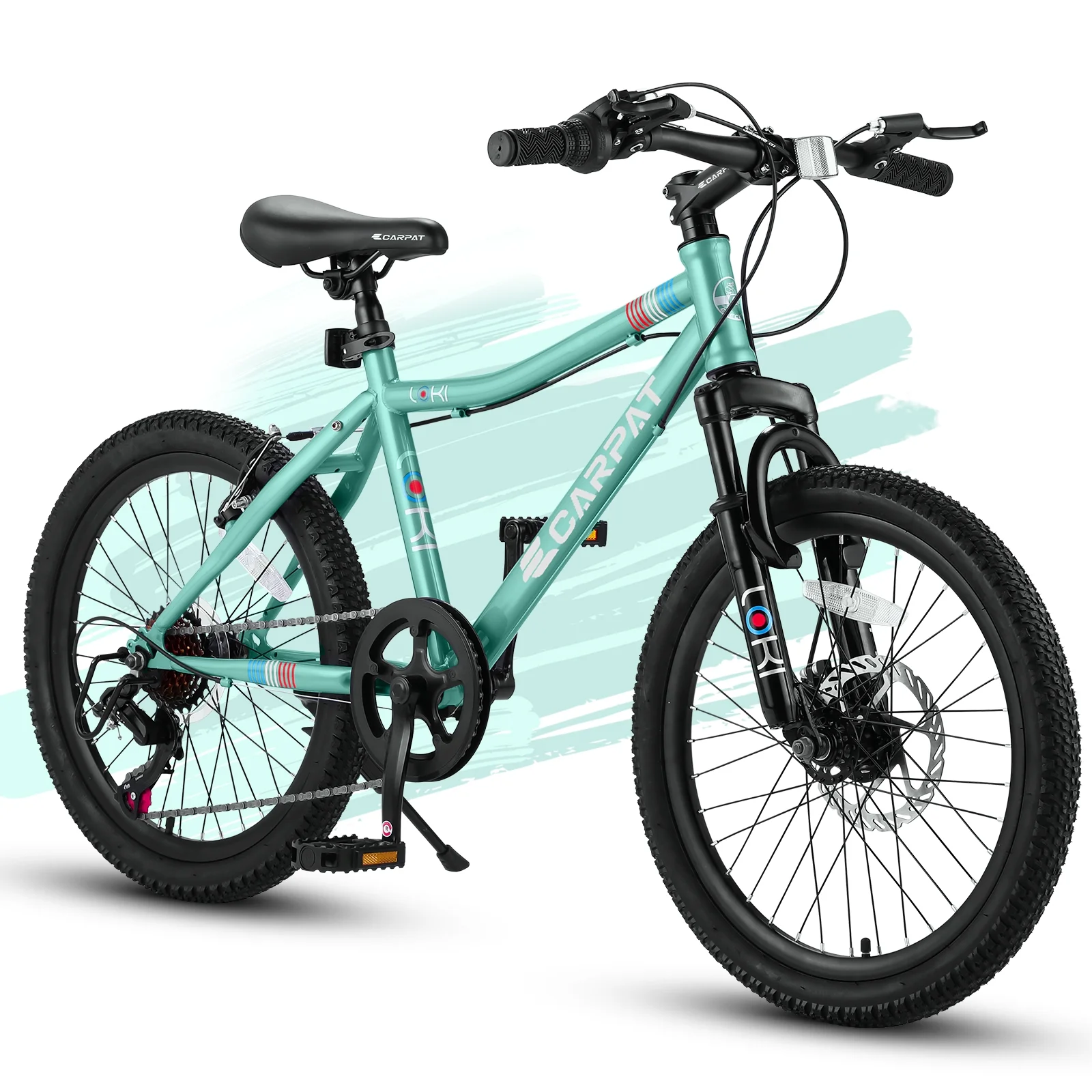 CIYOYO Kids Bicycle 20 inch Montain Bike for Boys and Girls,7 Speed Bike 8-12 Years Old Green - Womvr
