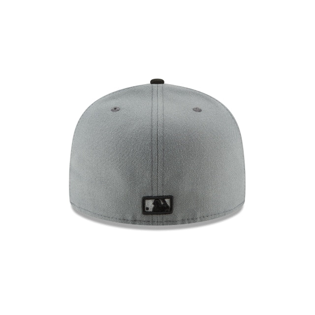 Los Angeles Dodgers Storm Gray Basic 59FIFTY Fitted Hat - Womvr