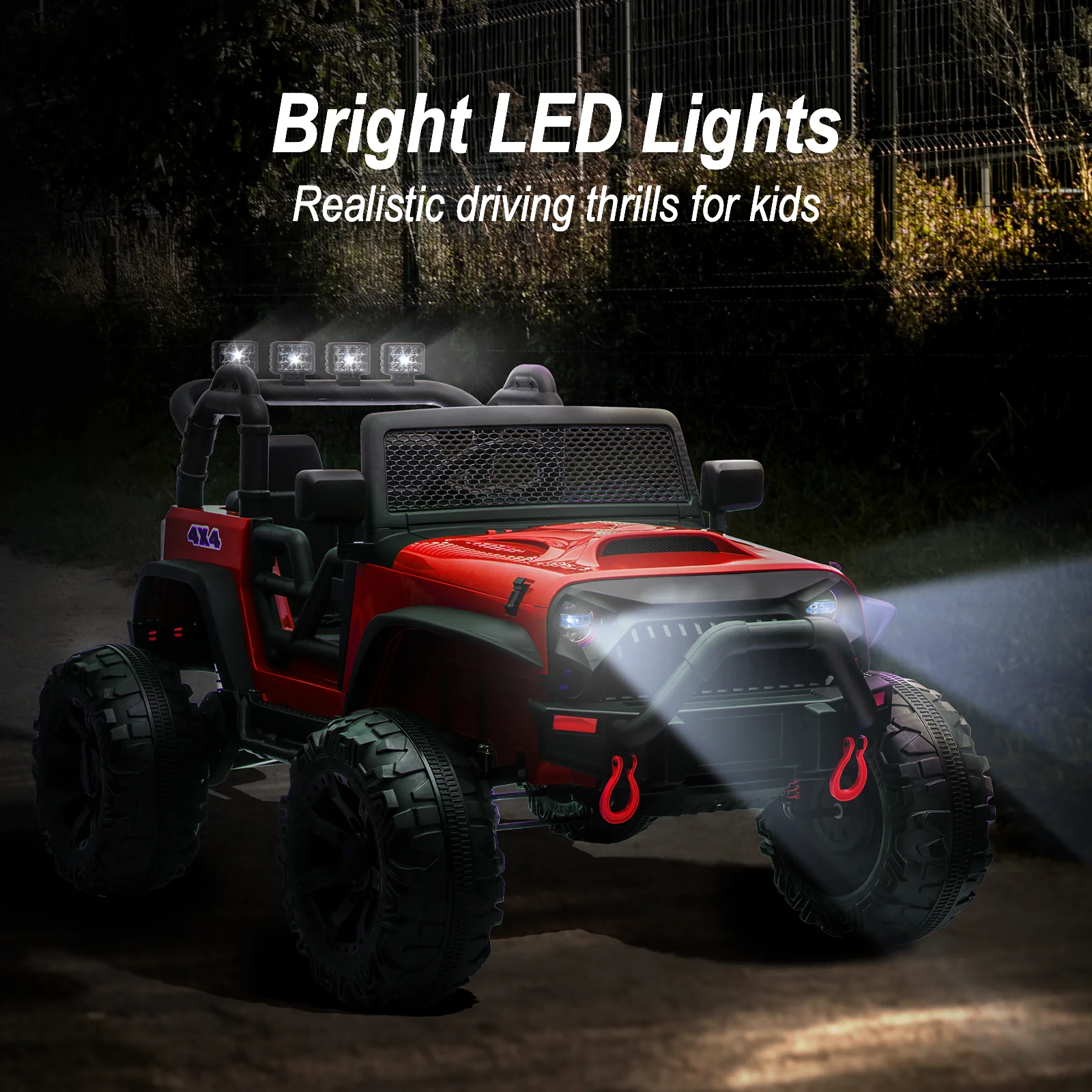 Outfunny 24V Ride on Toy Truck for Big Kids with Remote, 2-Seater, 400W Motor - Purple - Womvr