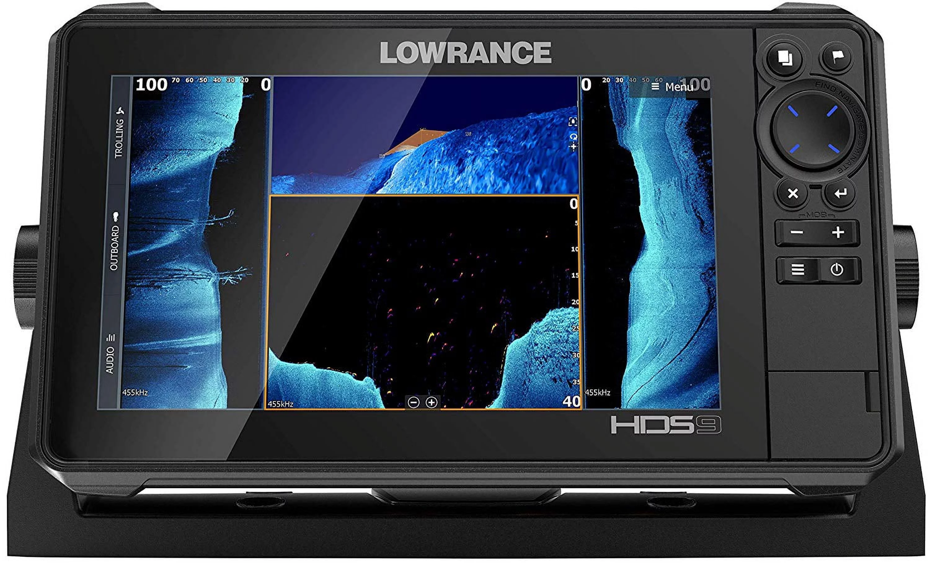 Lowrance HDS 9 inch Live Fish Finder with Active Imaging 3-in-1 - Womvr