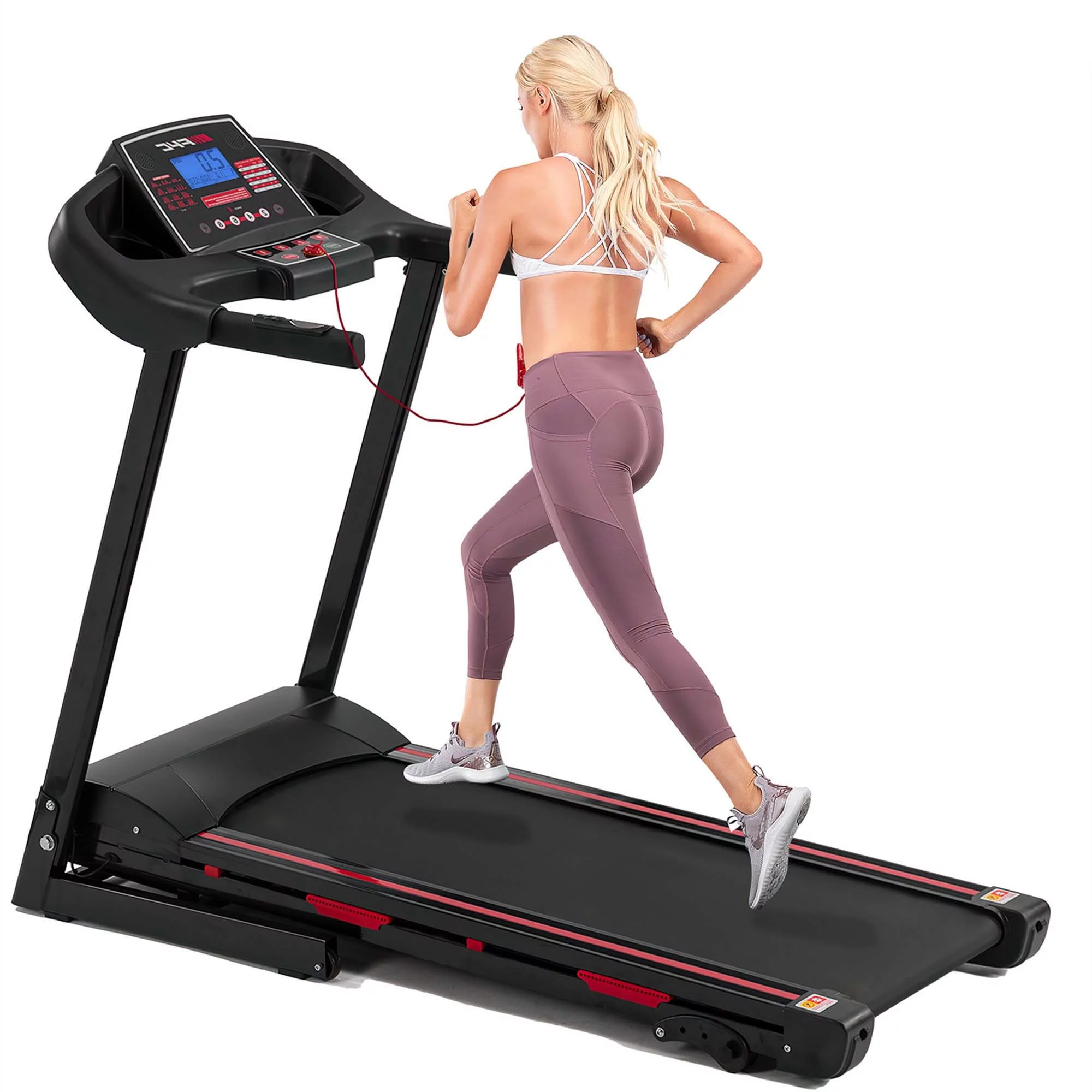 Aukfa 3.5 HP Folding Treadmill with Incline for Home Office Workout, 300 lbs+ Capacity, Green - Womvr