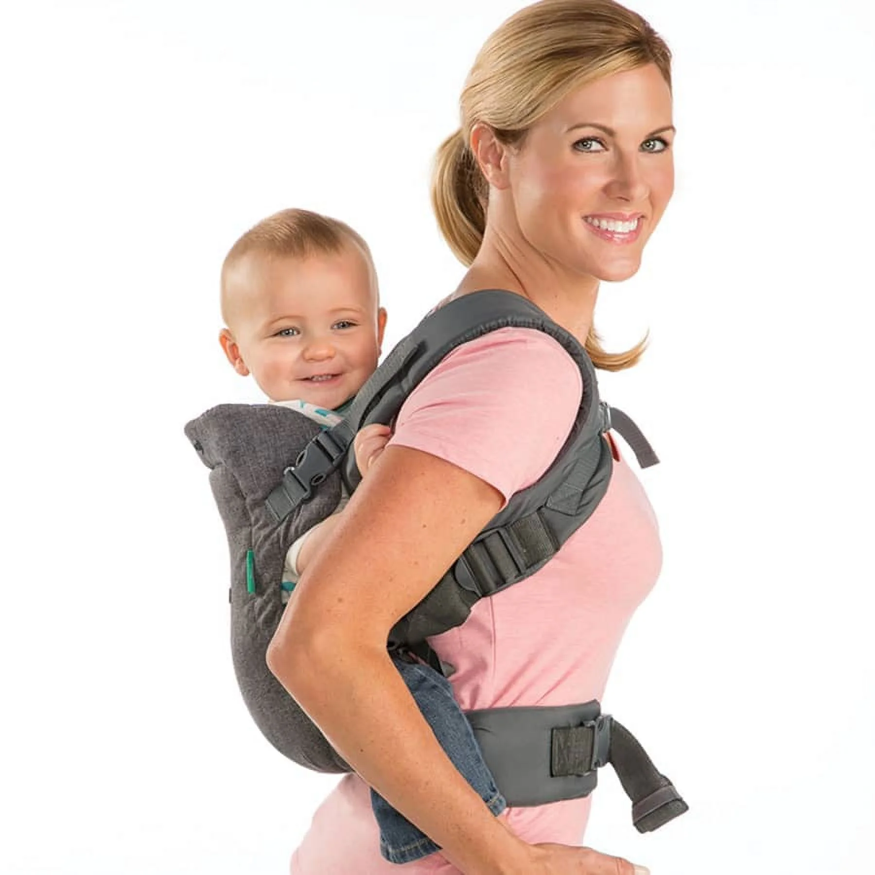 Infantino Nature & Nurture Convertible Baby Carrier, 4-Position, 8-32lbs, 0-9 Months, Sandy Tan - Womvr