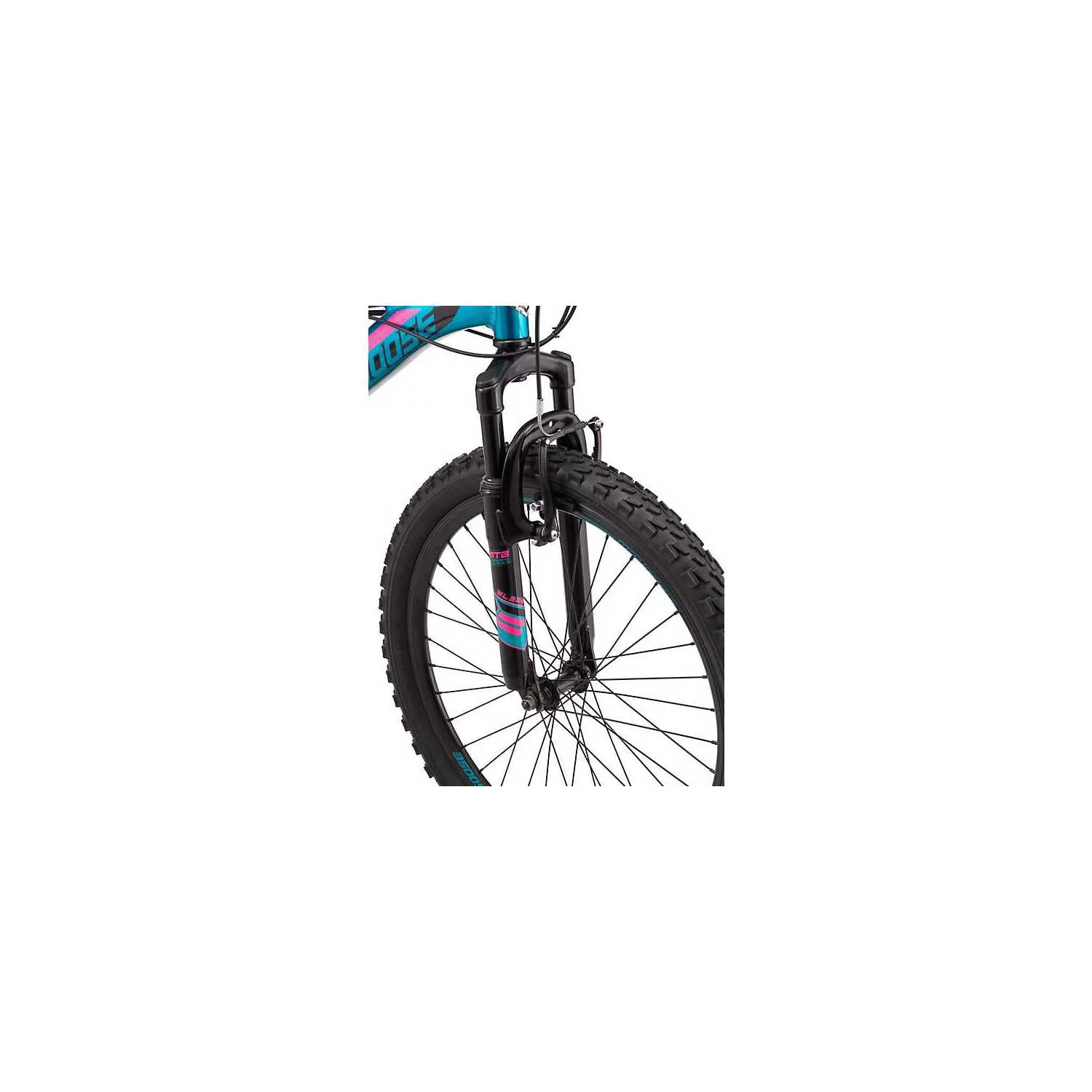 Mongoose 24 in. Mountain Bicycle, 21 Speed, Teal-Gender:Women - Womvr
