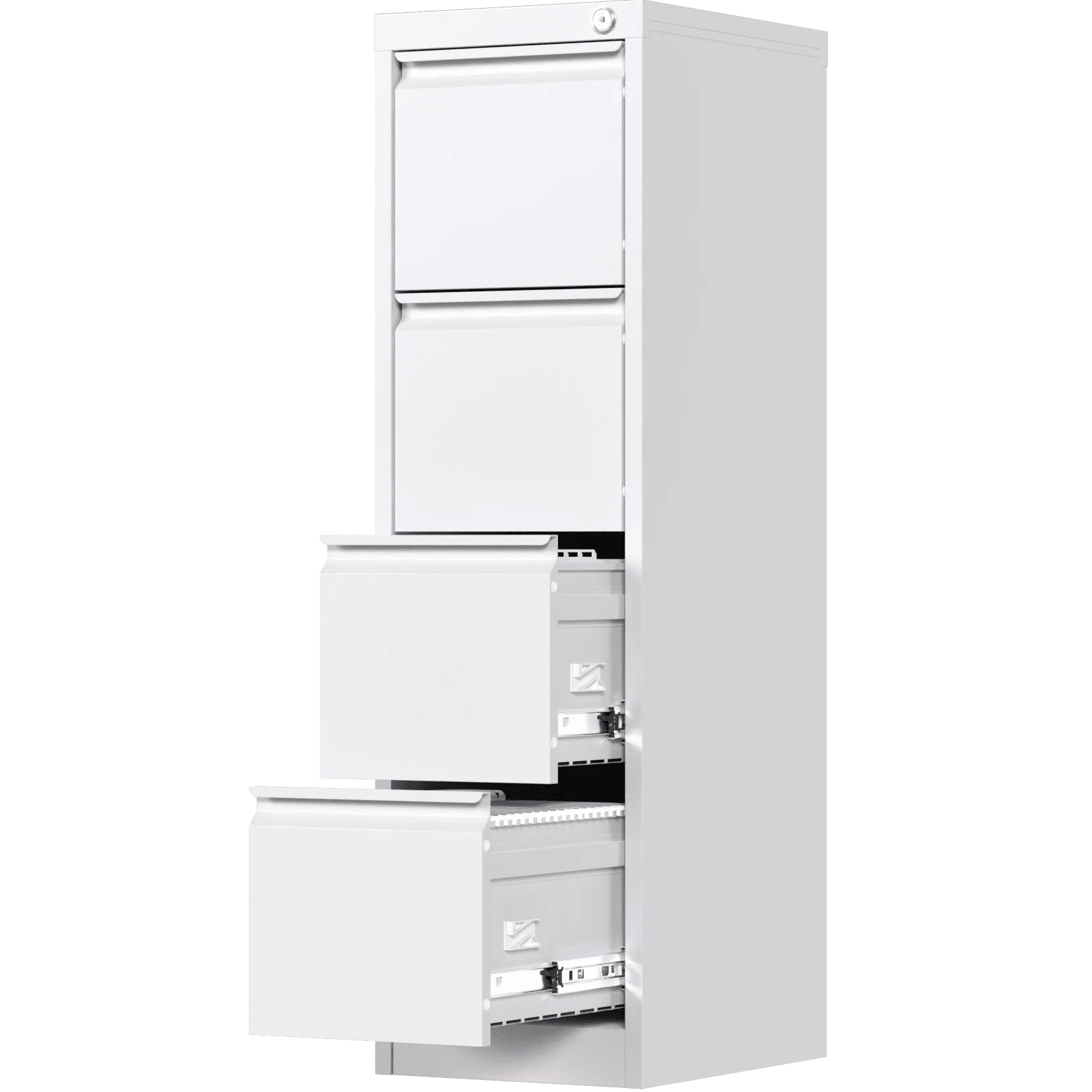 SUPEER 4 Drawer File Cabinet , Metal Vertical File Storage Cabinet with Lock, Office Home Steel Vertical File Cabinet for A4 Letter /Legal Size, 14.96
