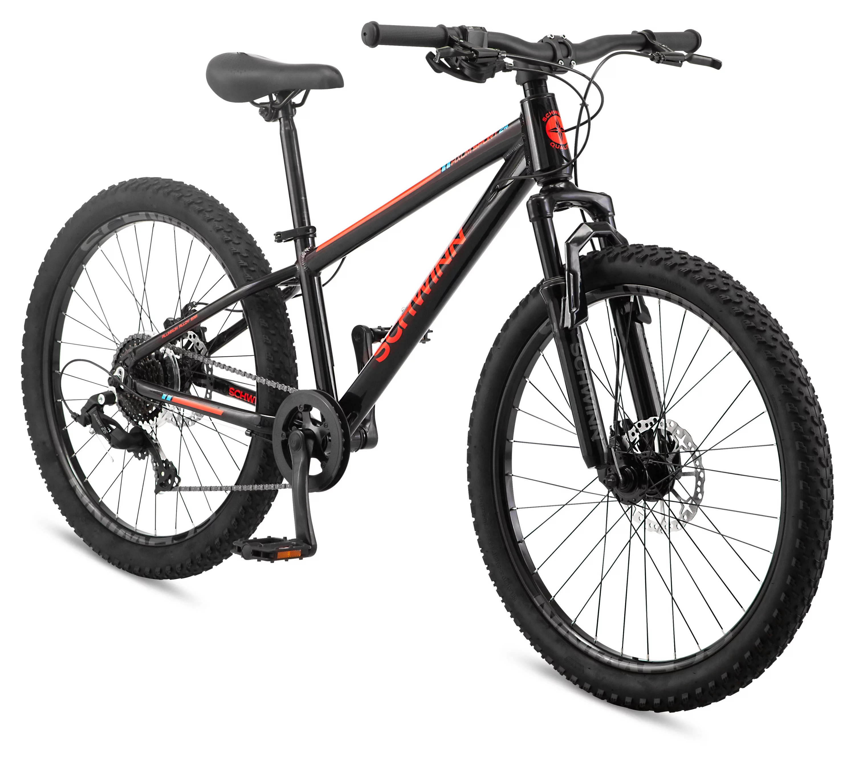Schwinn 24-in. Axum Sport Kids Unisex Mountain Bike, Gray - Womvr