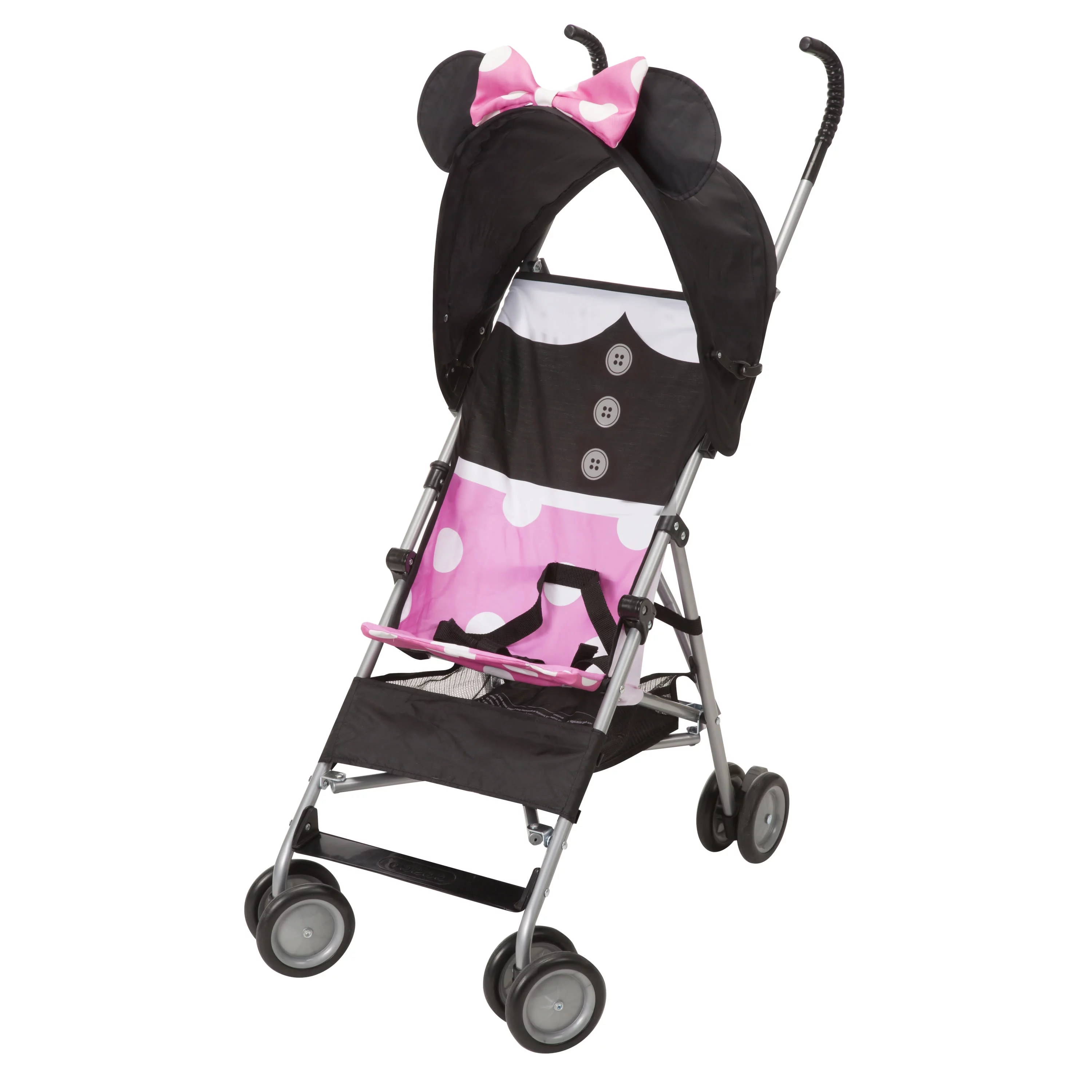 Disney Baby Comfort Height Character Umbrella Stroller with Basket, Modern Minnie - Womvr