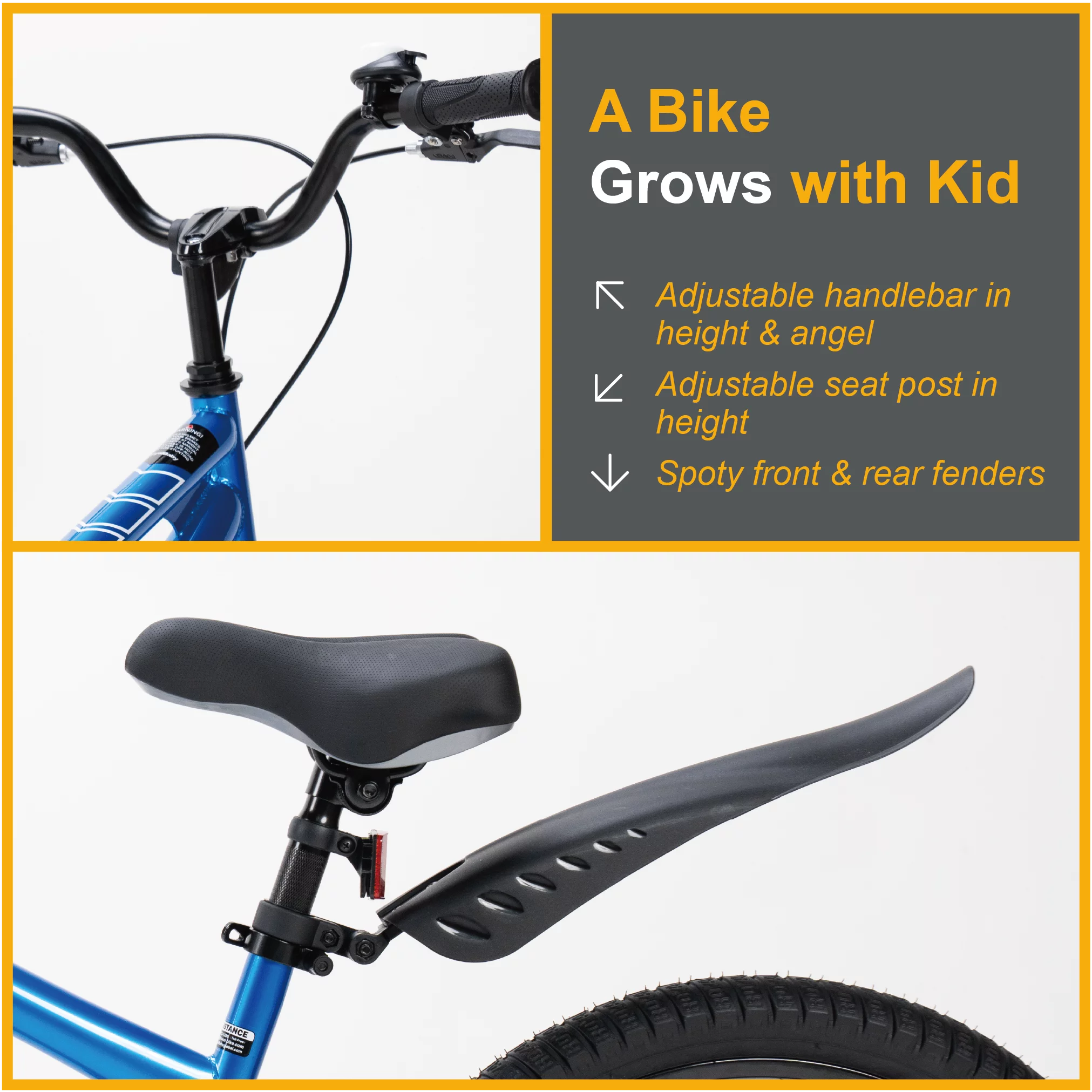 Royalbaby Freestyle Kids Bike 12 14 16 18 20 Inch Bicycle for Boys Girls Ages 3-12 Years, Multiple Color Options - Womvr