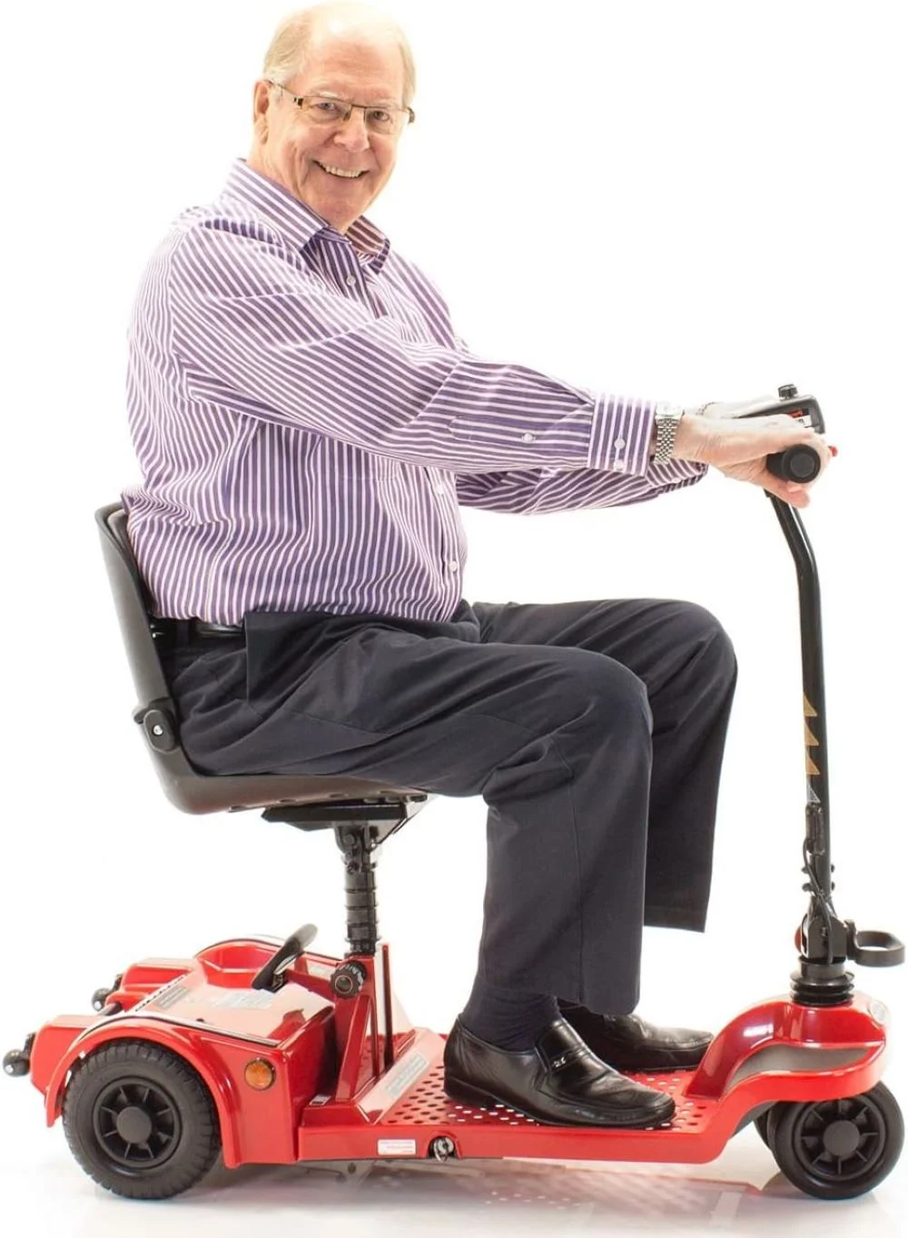 Shoprider FS777-BLK Echo Folding Scooter - Black - Womvr