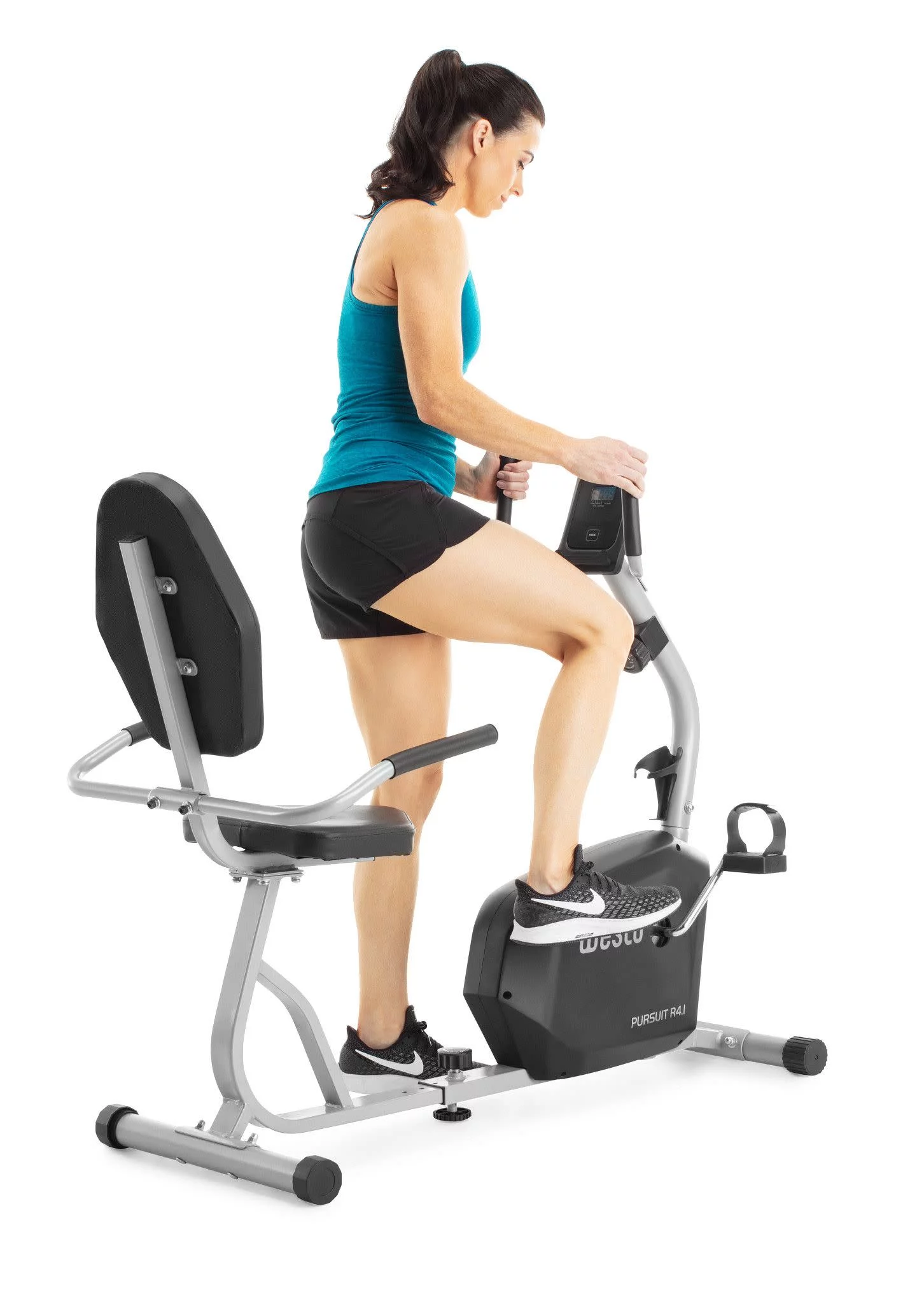 Weslo Pursuit R 4.1 Recumbent Exercise Bike with Inertia-Enhanced Flywheel - Womvr