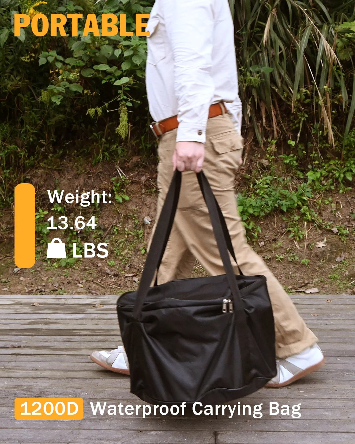 Smokeless Fire Pit for Camping with Stand & Bag & Sticks & Holders,304 Stainless Steel,15inch - Womvr