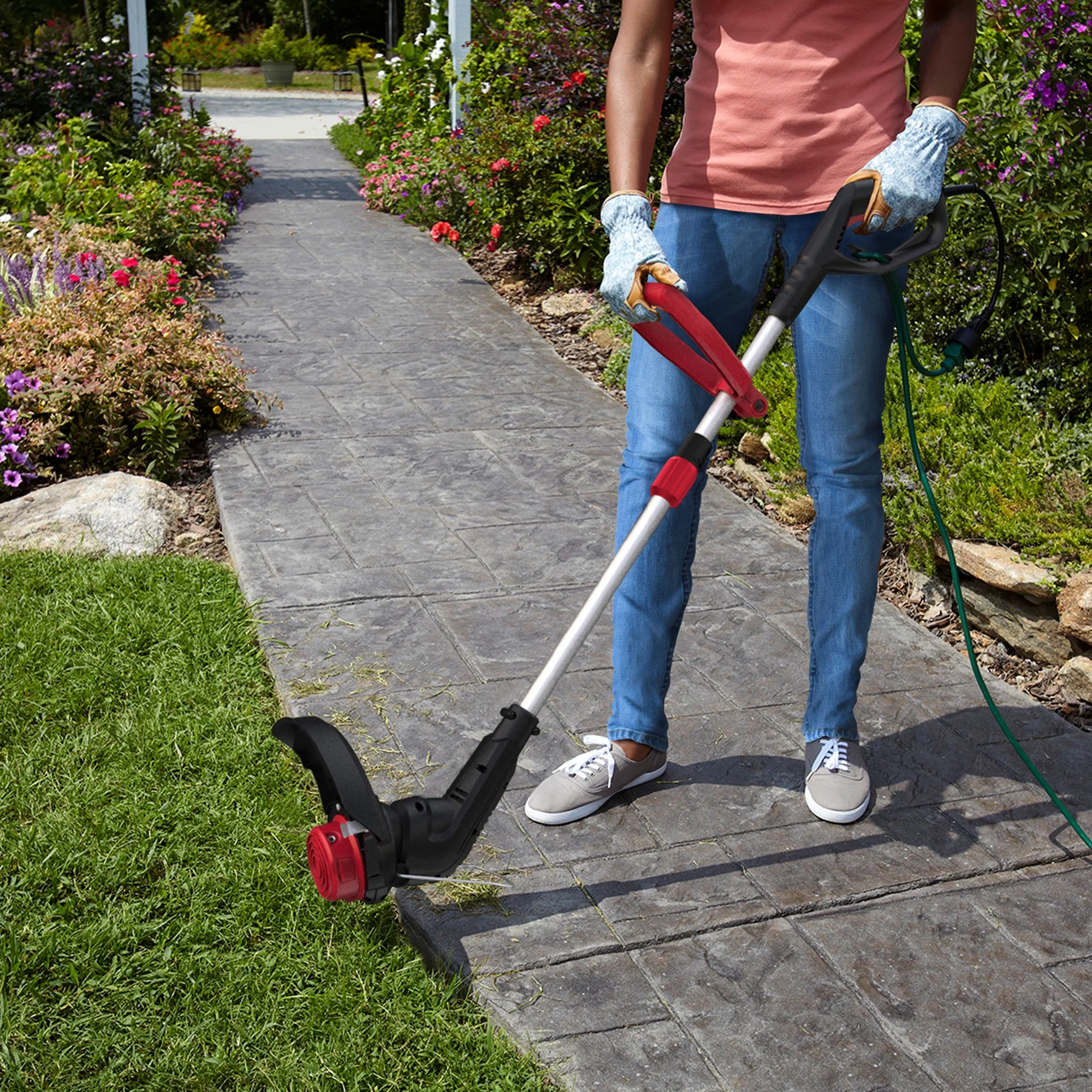 Hyper Tough 4.6-Amp 13in Electric String Trimmer HT21-401-002-04 - Womvr