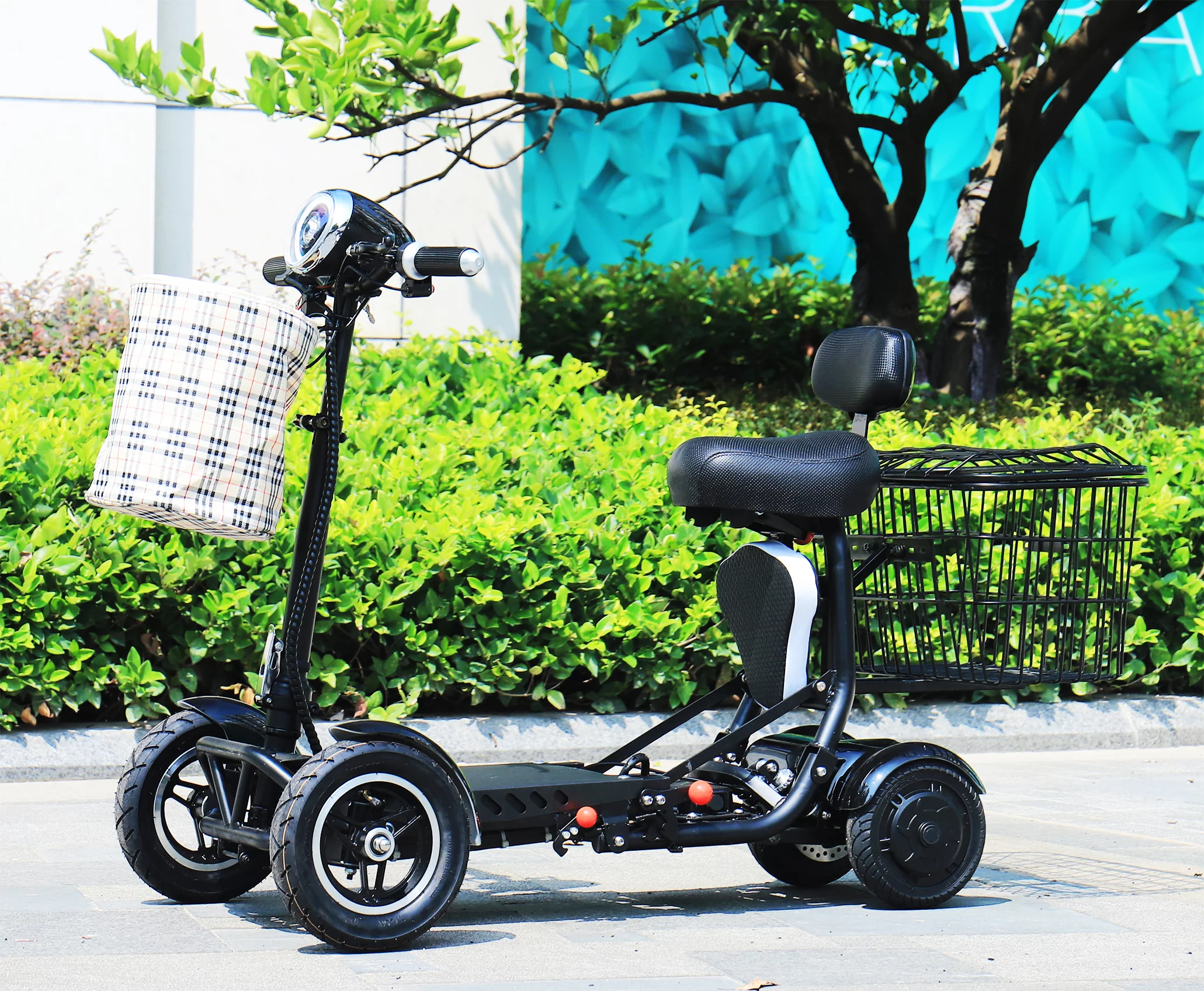 Ephesus S5 — Electric |Foldable, Lightweight, Battery Power| Four-Wheel Mobility Scooter - Womvr