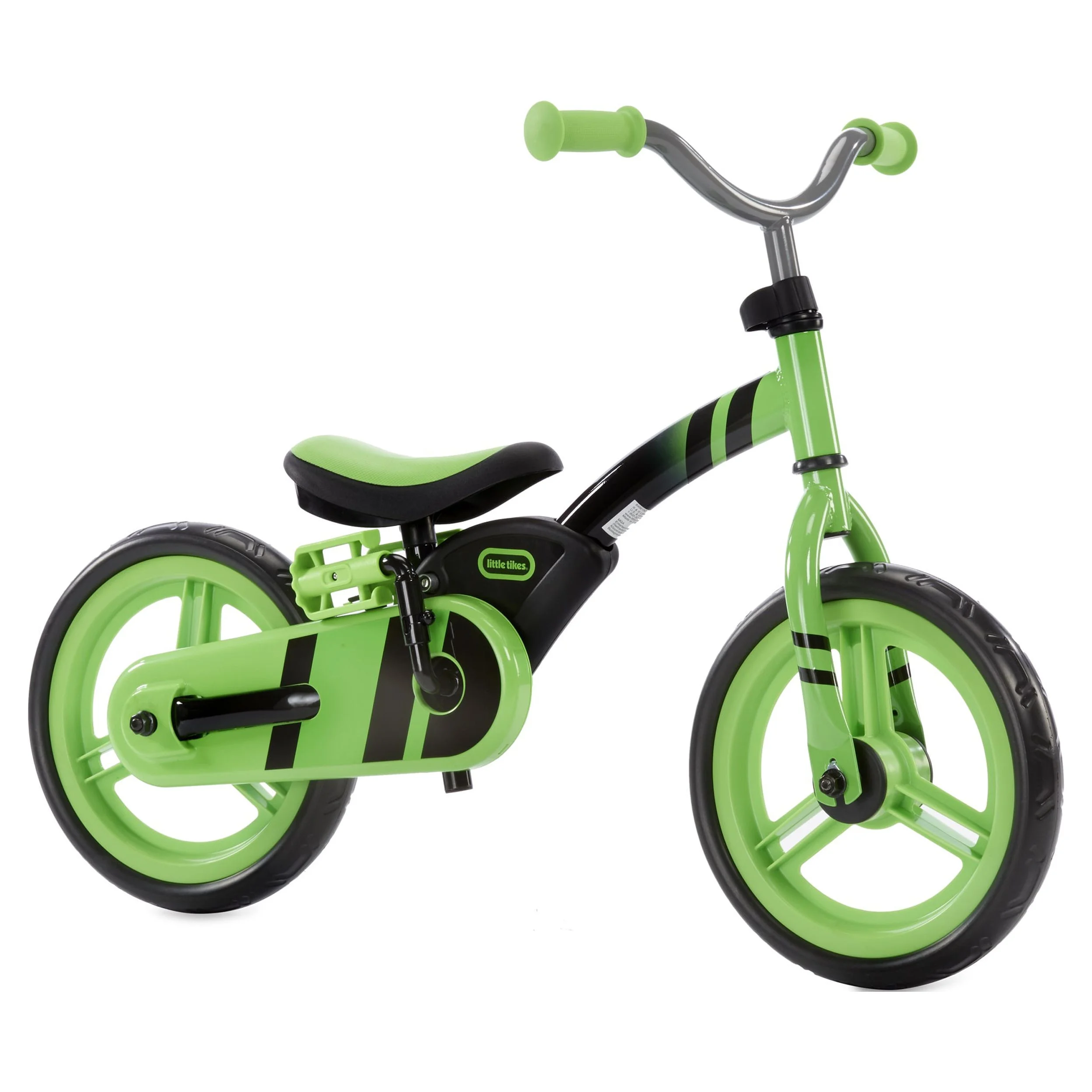 My First Balance-to-Pedal Training Bike Kids in Green, Ages 2-5 Years, 12-Inch - Womvr