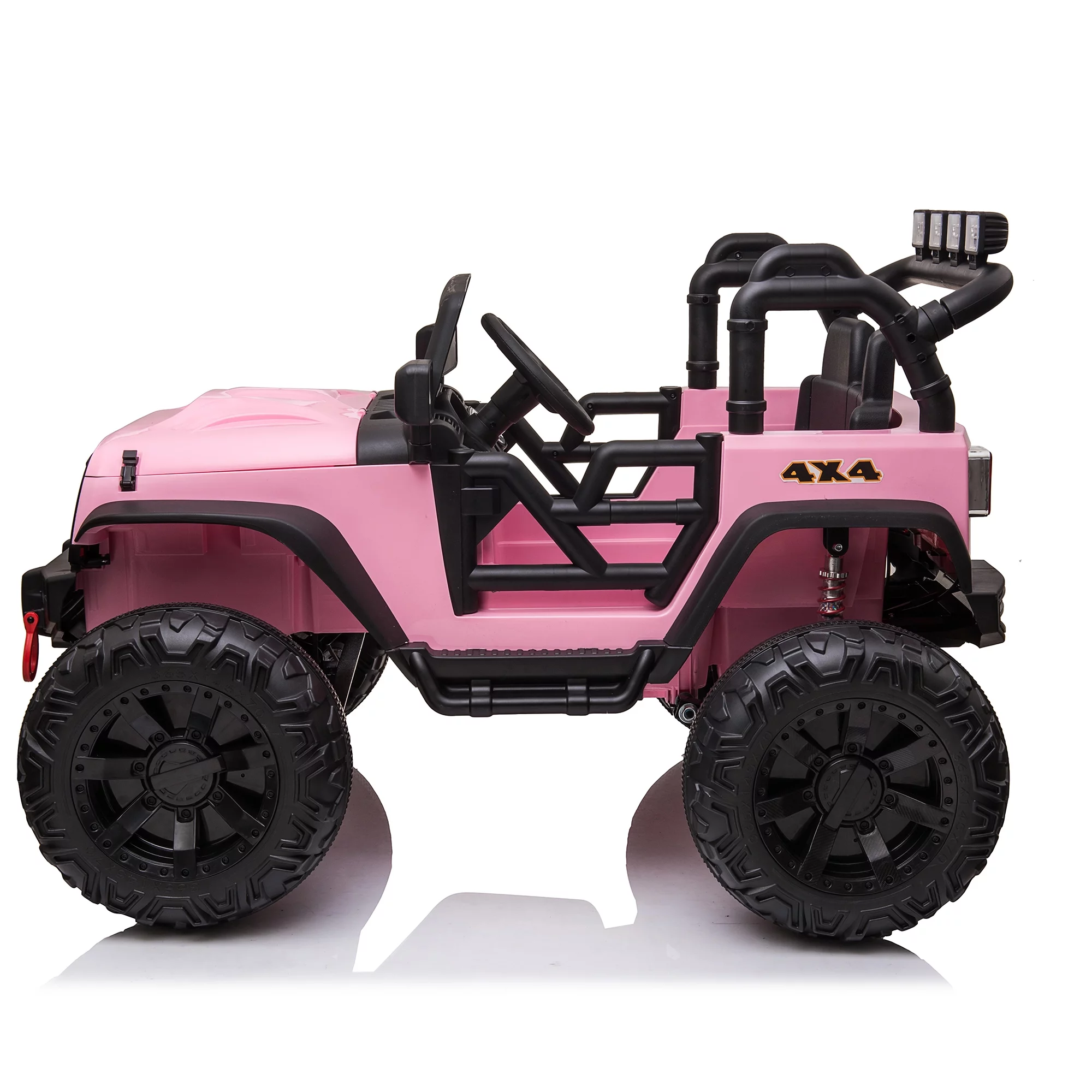 Pouseayar JEEP Double Drive Electric  Children Ride- on Car for Boys Girls,Purple - Womvr