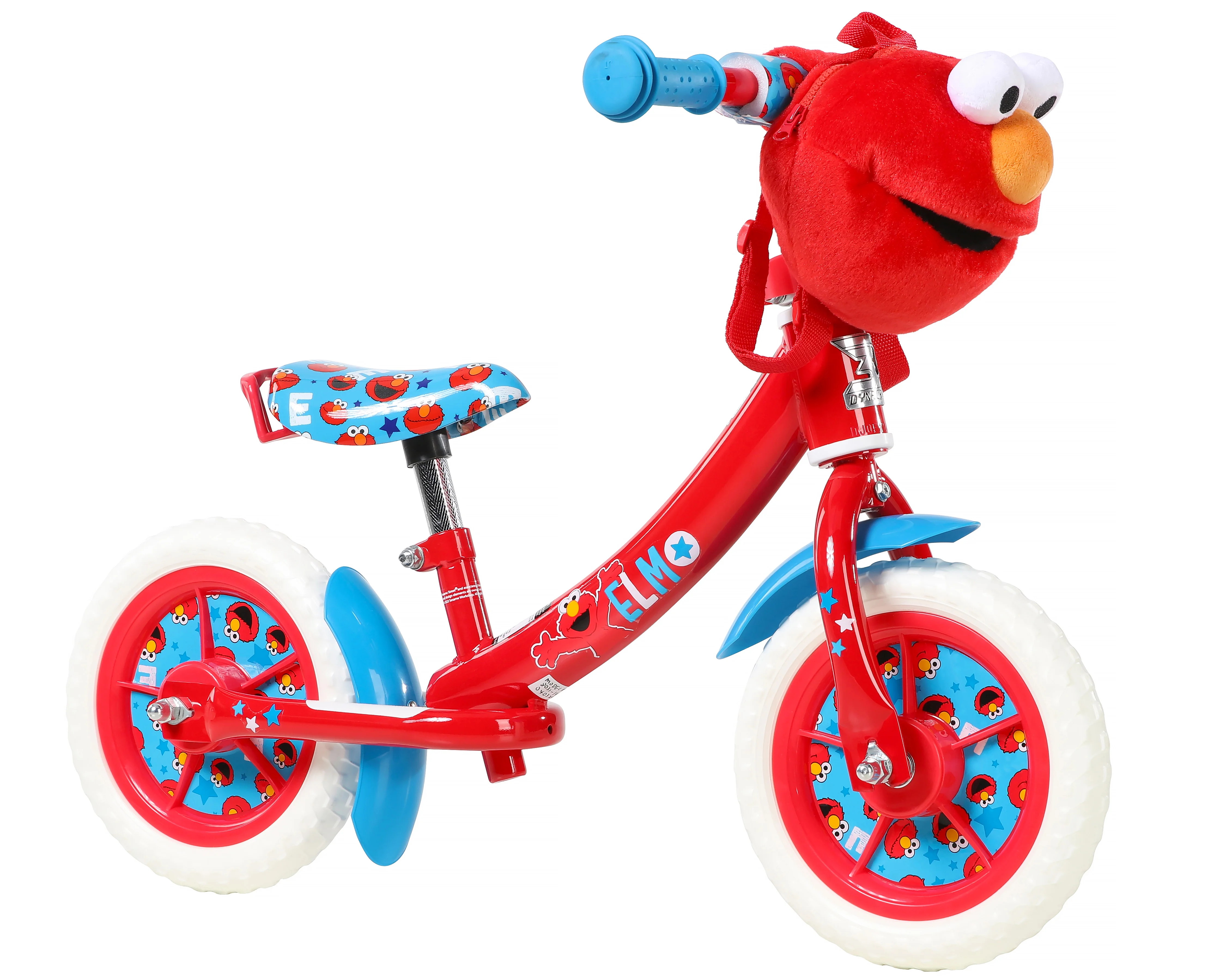 Dynacraft Sesame Street Elmo 10-Inch Unisex Balance Bike for Age 2-5 Years - Womvr