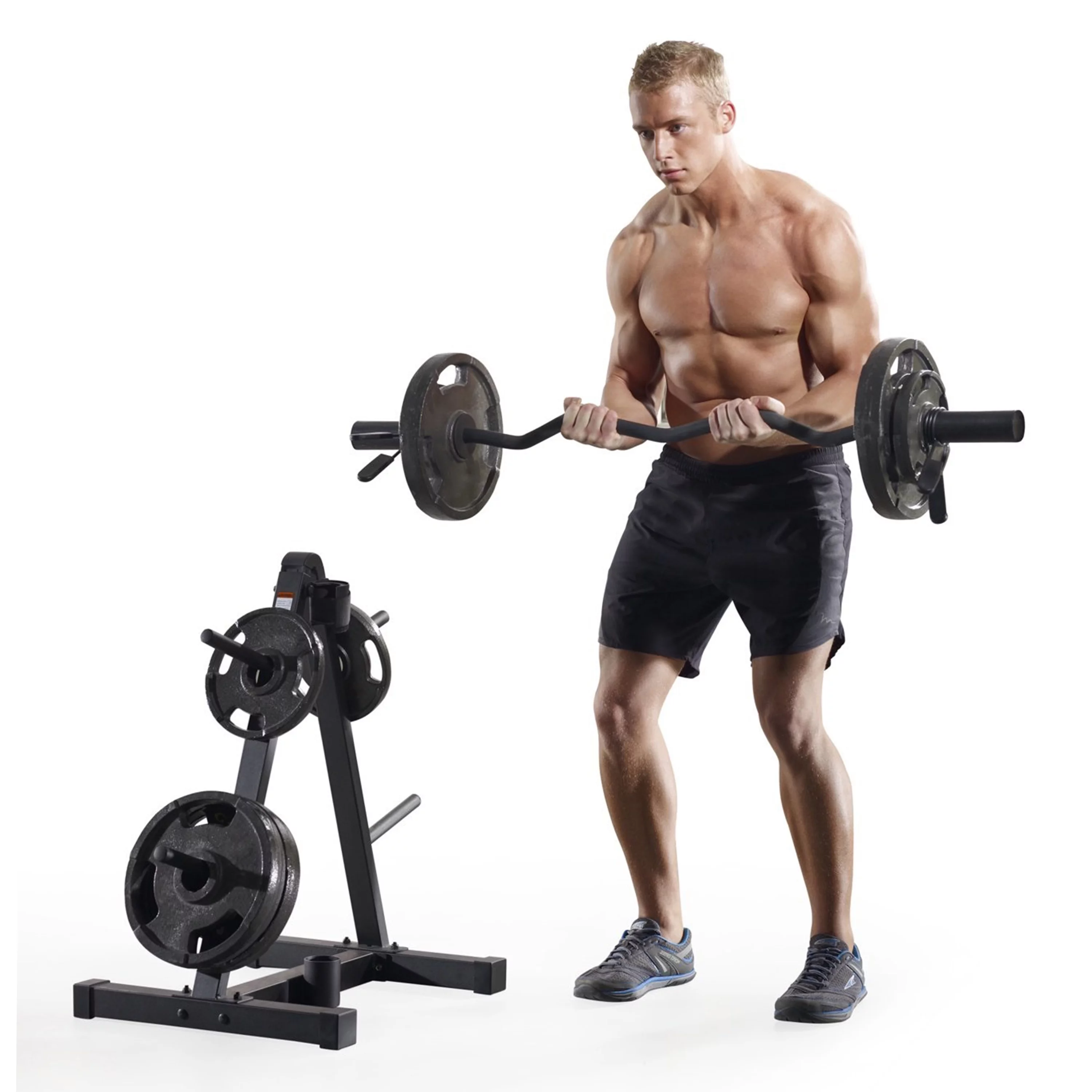 CAP Vertical Standard Weight Plate Tree Rack - Womvr