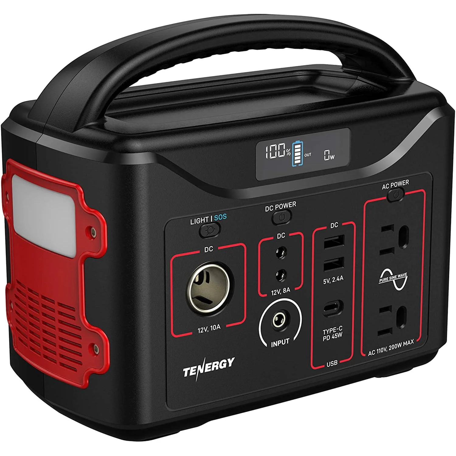 Tenergy 300Wh Portable Power Station / Battery LiFePO4 200W (Surge 400W) - Womvr
