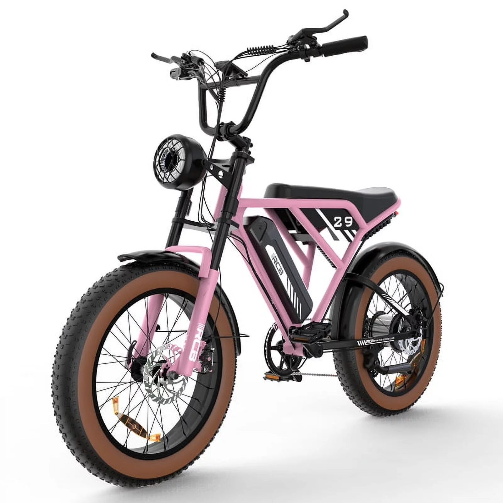 RCB 750W Electric Bike for Adults, 48V 15Ah Removable Li-Ion Battery, 20