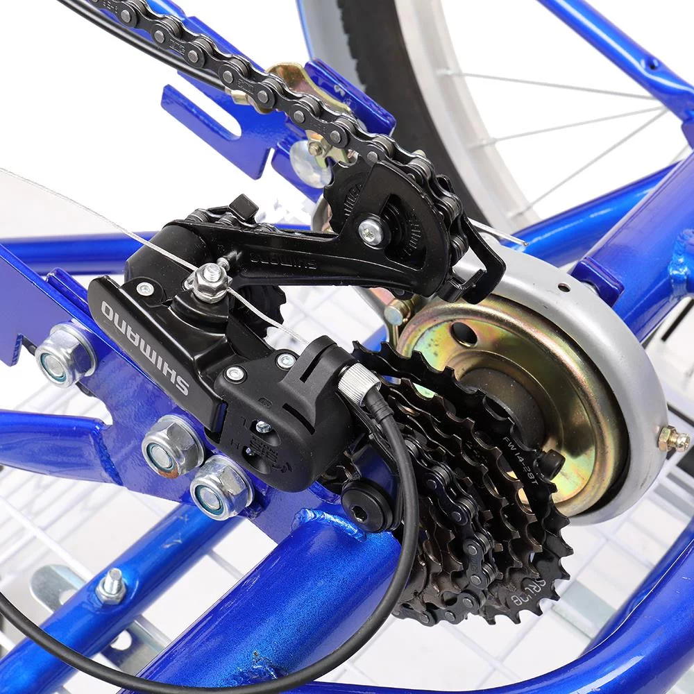 Ktaxon Adult Tricycle, 7 Speed Trike Bike Cruiser, with 24