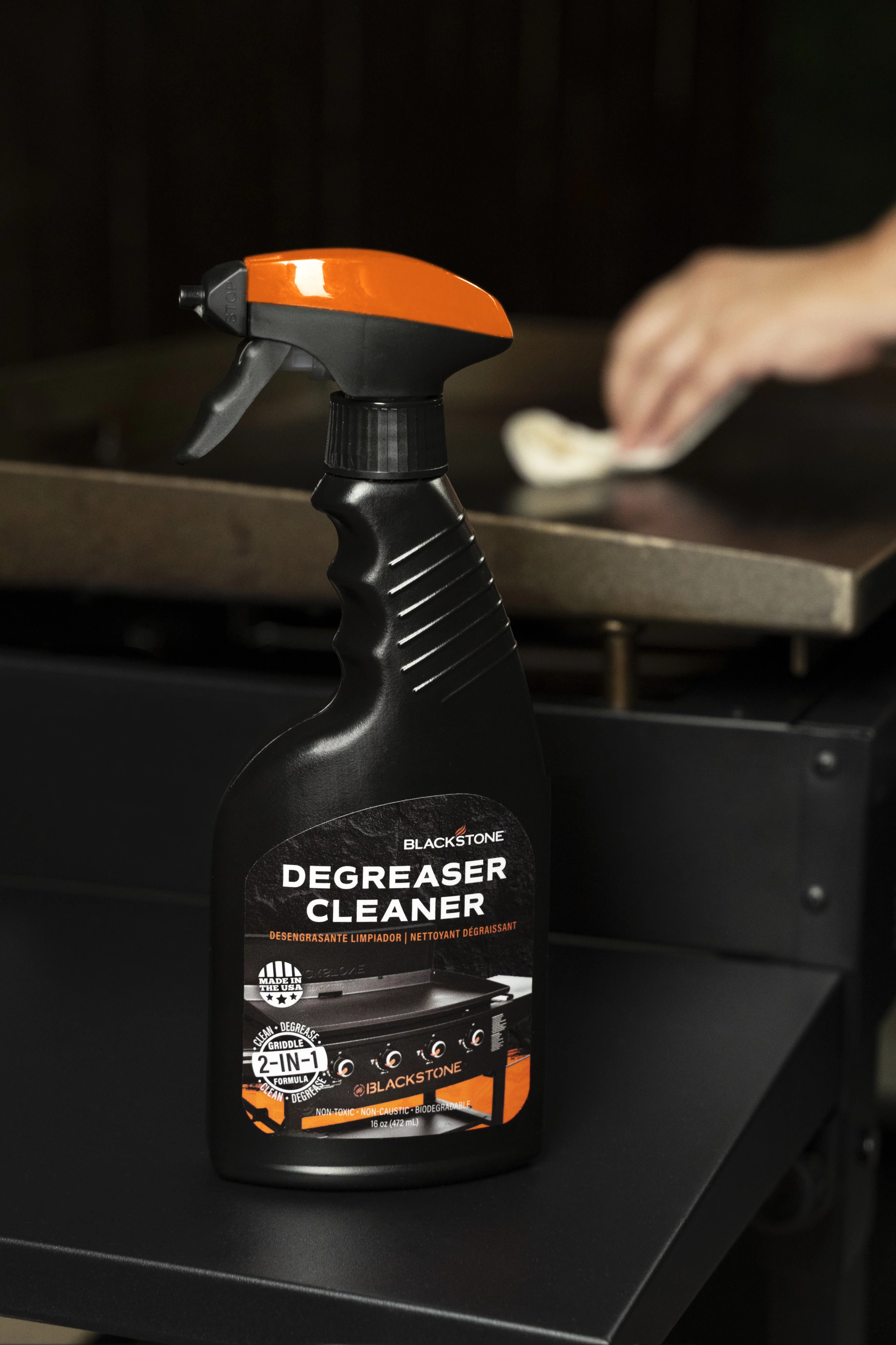Blackstone 2-in-1 Griddle Degreaser and Cleaning Spray, 16 oz - Womvr