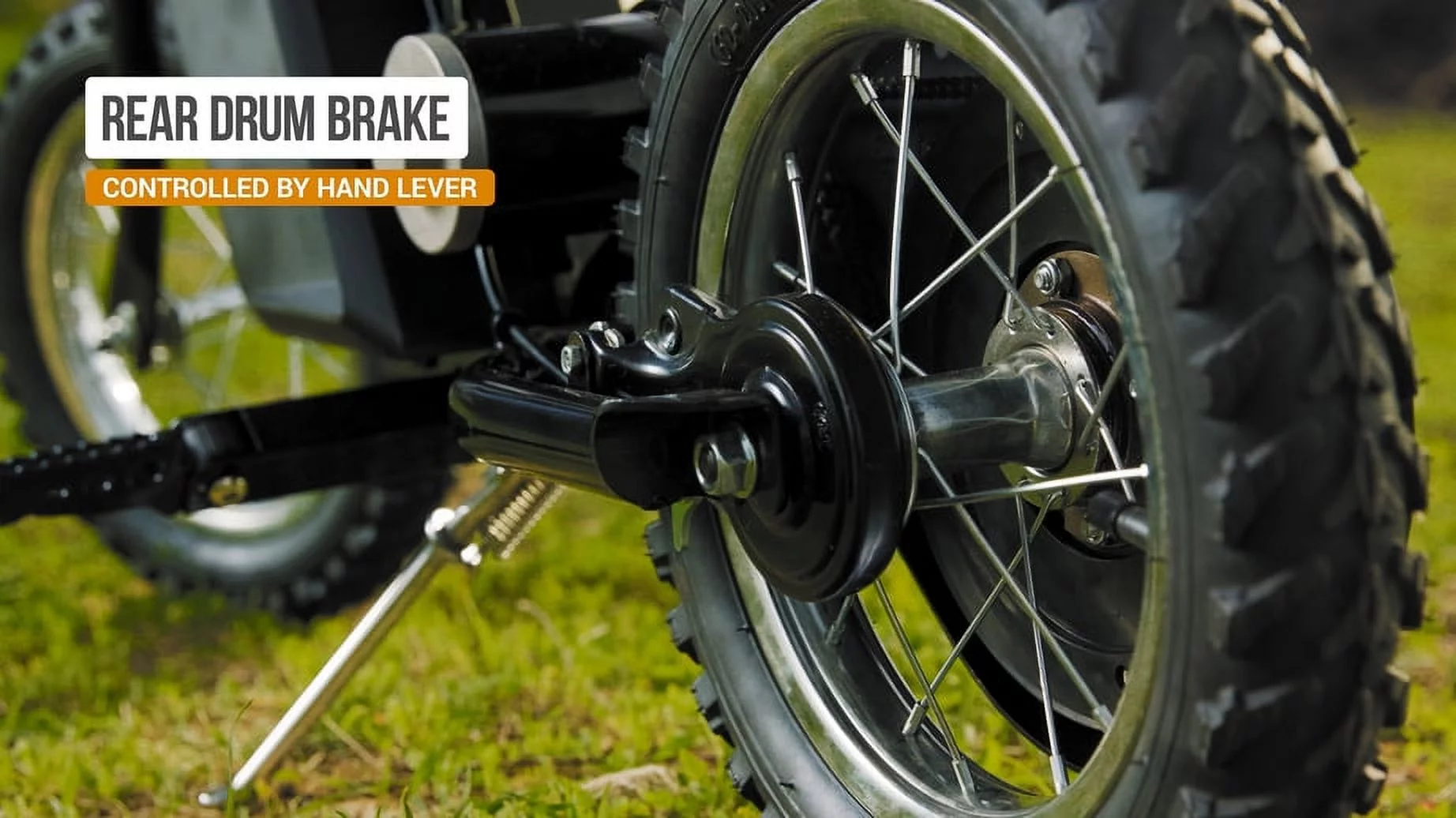 Razor Miniature Dirt Rocket MX125 Electric-Powered Dirt Bike - Black with Decal Included, Recommended For Kids 7+ Between 40 and 80 lbs - Womvr