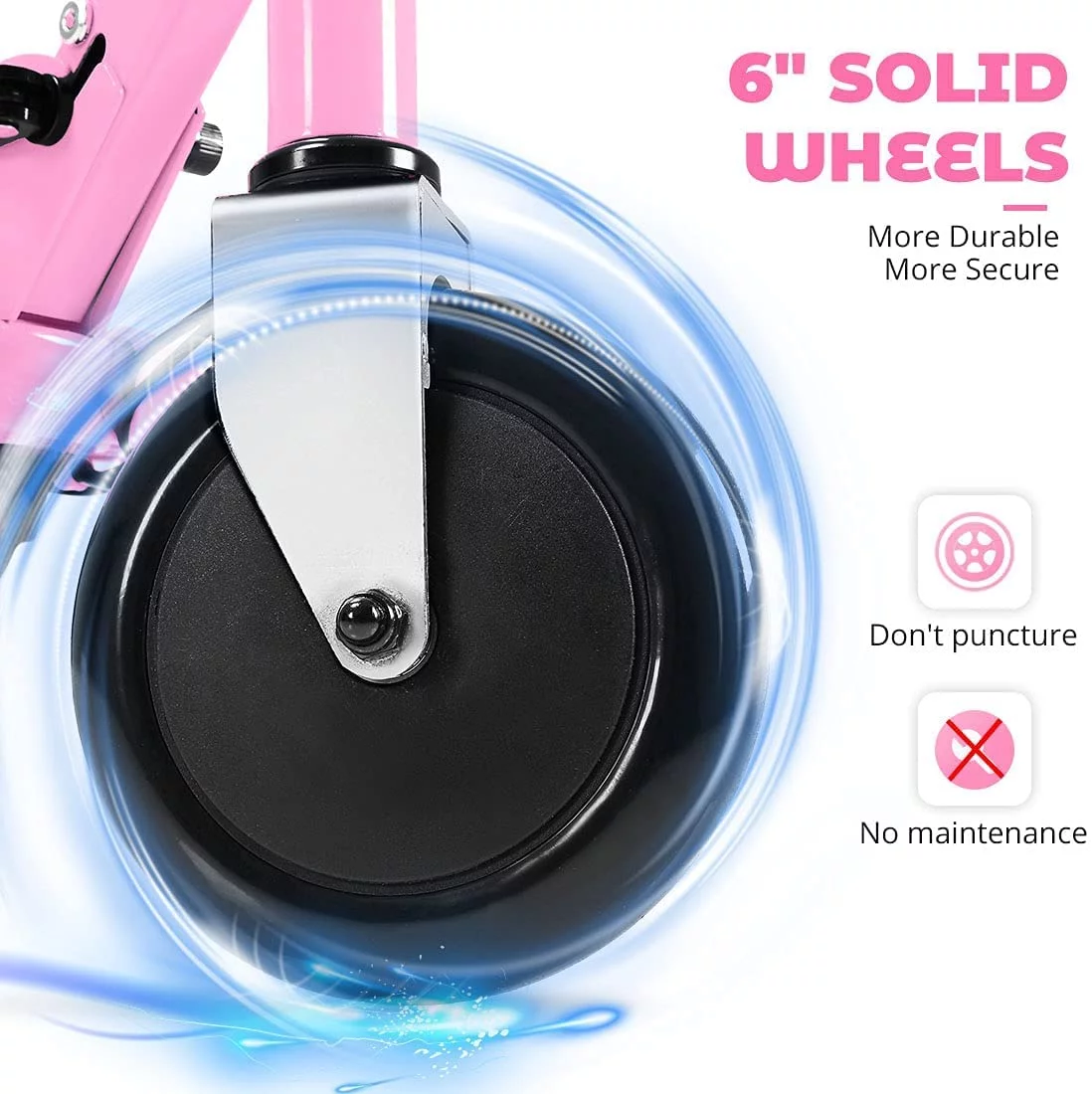 Maxtra Scooters E100 Electric Scooter for Kids Ages 6-12 - Up to 10 Mph, Foldable and Adjustable Handlebar - Womvr