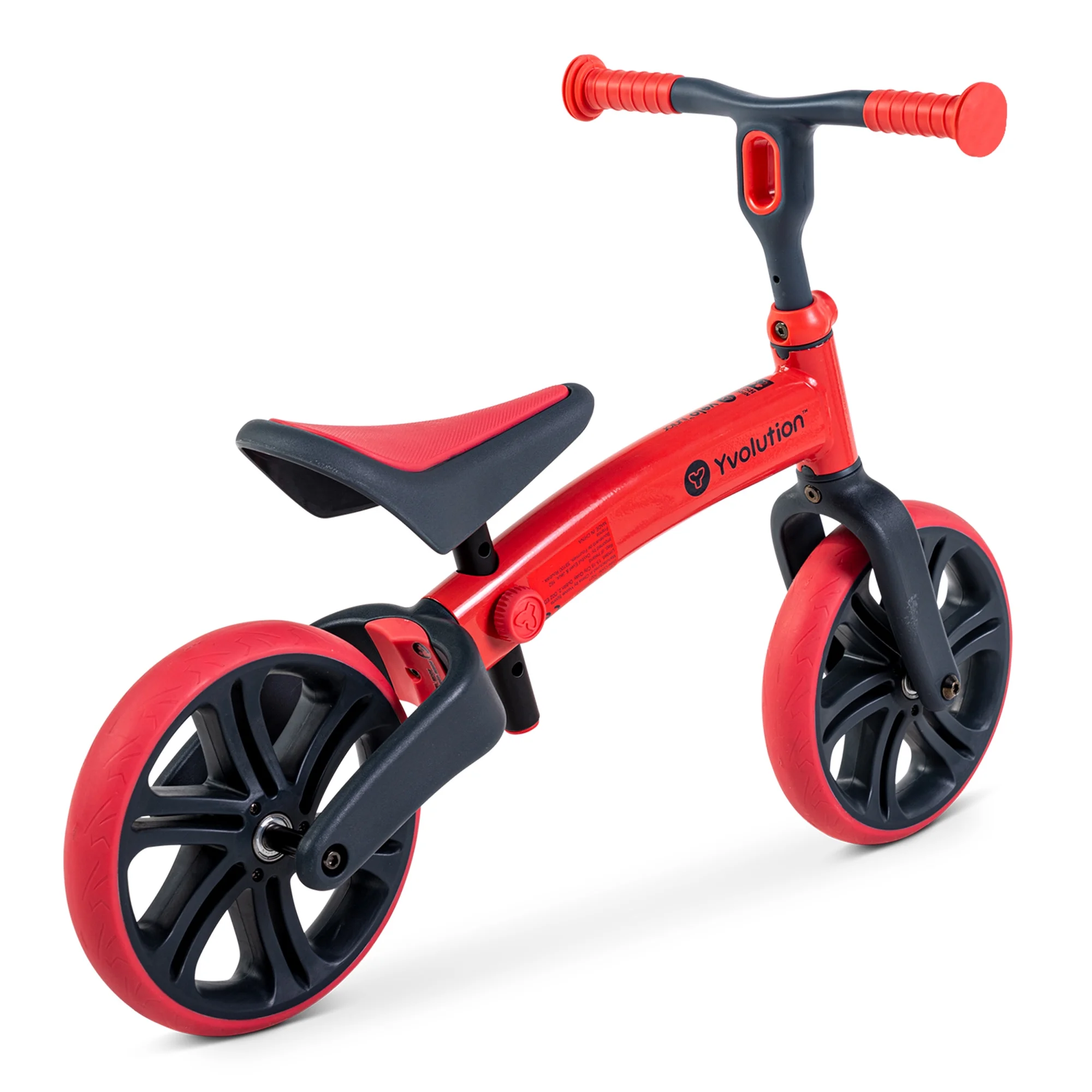 Yvolution Toddler Balance Bike 9'' Wheel (Blue) Boys and Girls, 18 Months to 3 Years Old - Womvr