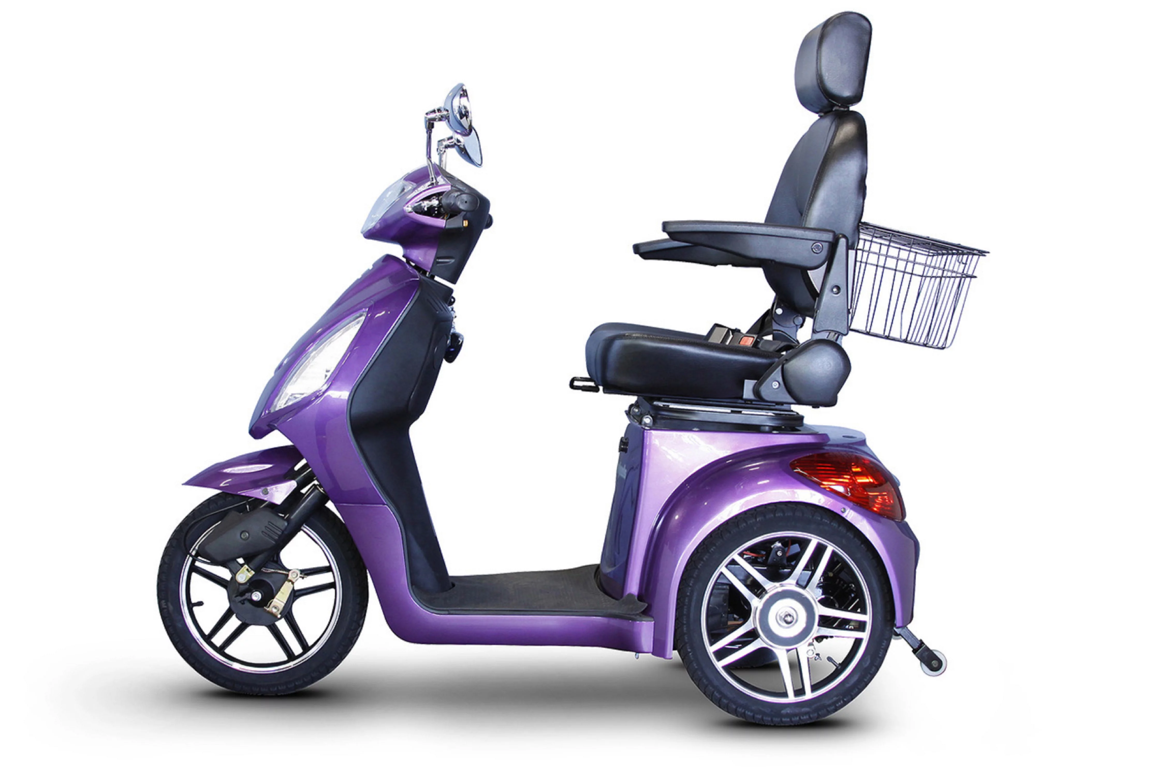 E-Wheels - EW-36 Elite Scooter with Electromagnetic Brakes - 3-Wheel - Lavender - Womvr