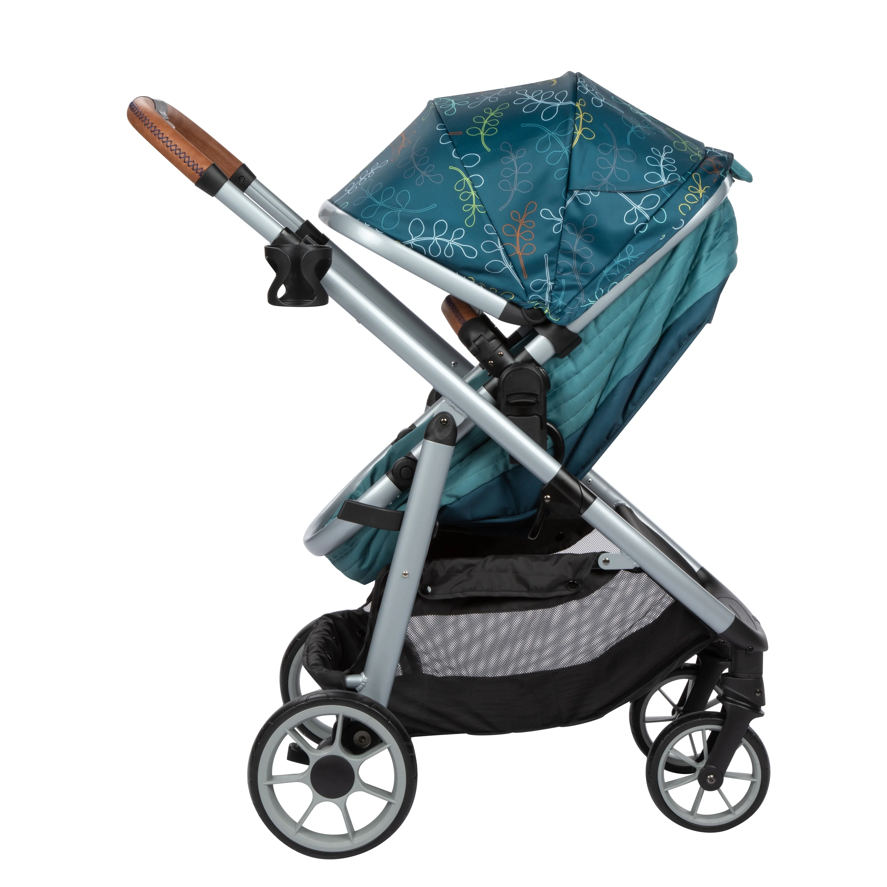 Monbebe Lynx 6 in 1 Modular Travel System Stroller and Infant Car Seat, Leaf - Womvr