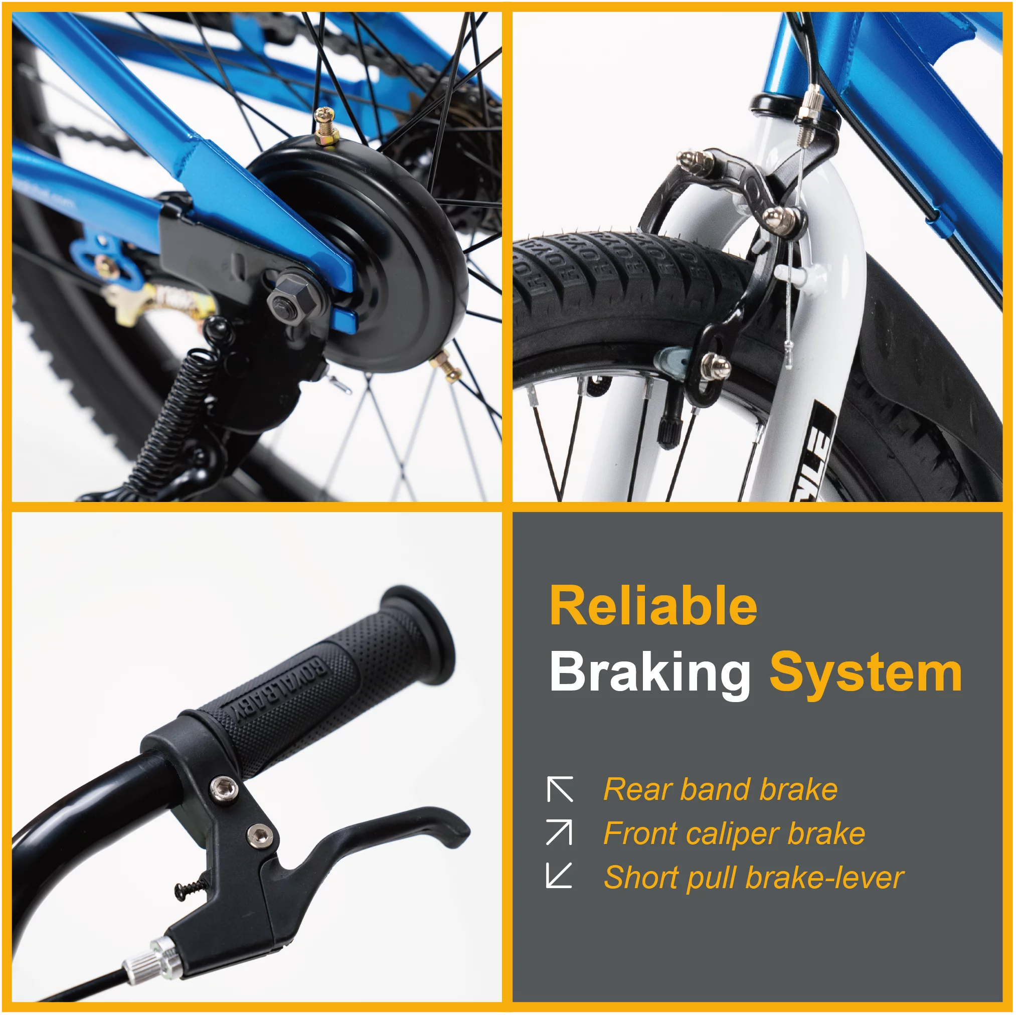 Royalbaby Freestyle Kids Bike 12 14 16 18 20 Inch Bicycle for Boys Girls Ages 3-12 Years, Multiple Color Options - Womvr