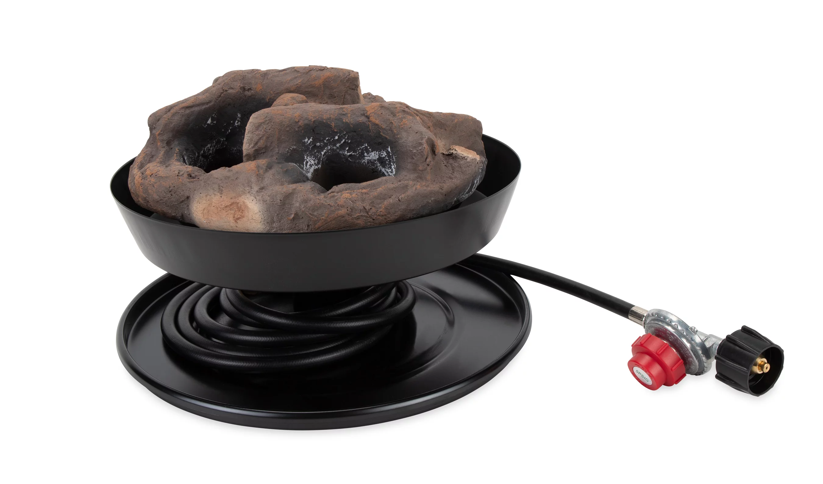 Camco 58035 Big Red Campfire, Approved for RV Campgrounds, Includes 10-Foot Propane Hose - Womvr